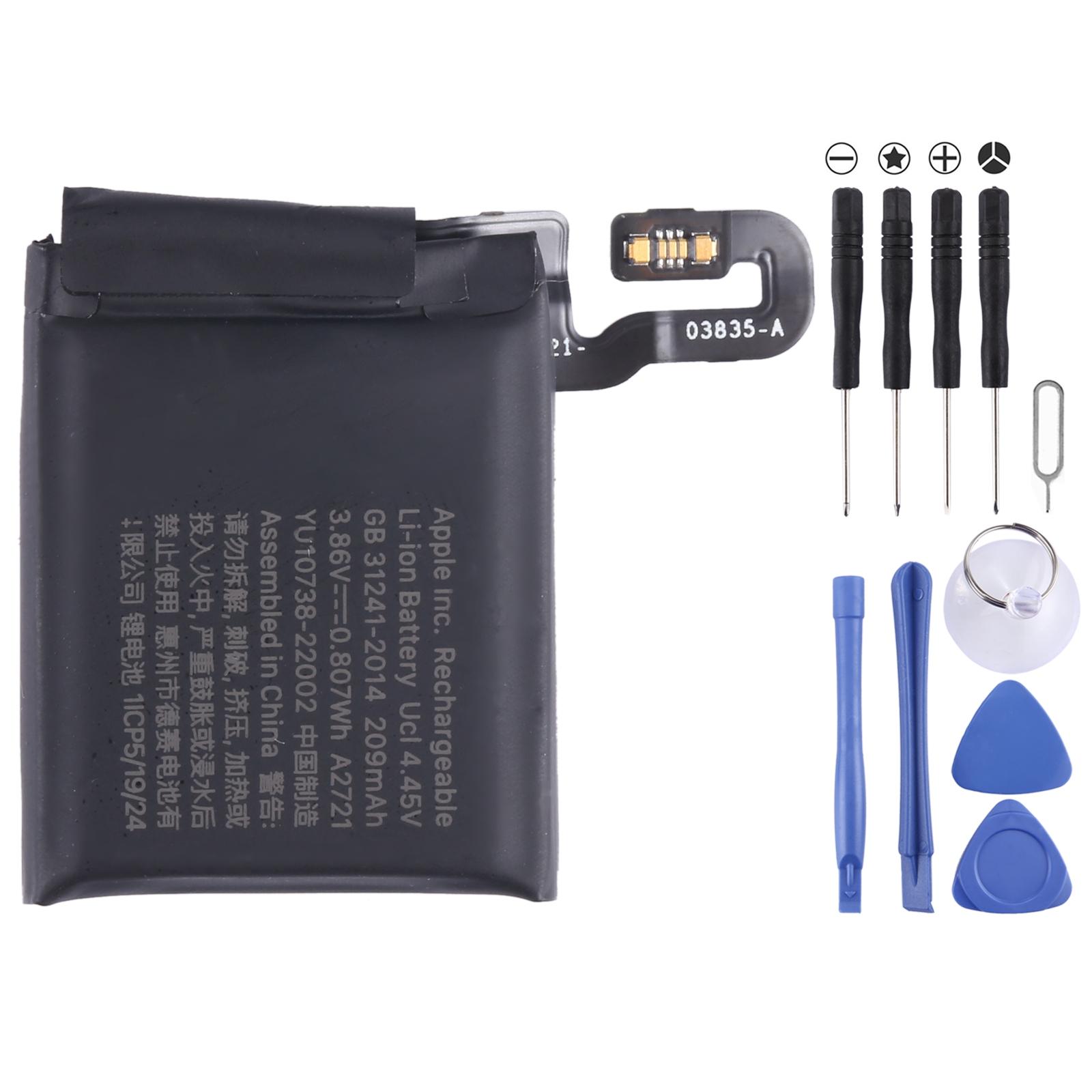 for apple watch se 40mm a2721 2022 gps 209mah li-ion battery