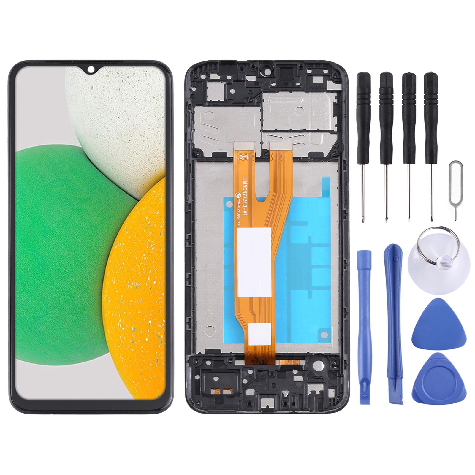 original lcd screen for samsung galaxy a03 core digitizer full assembly with frame