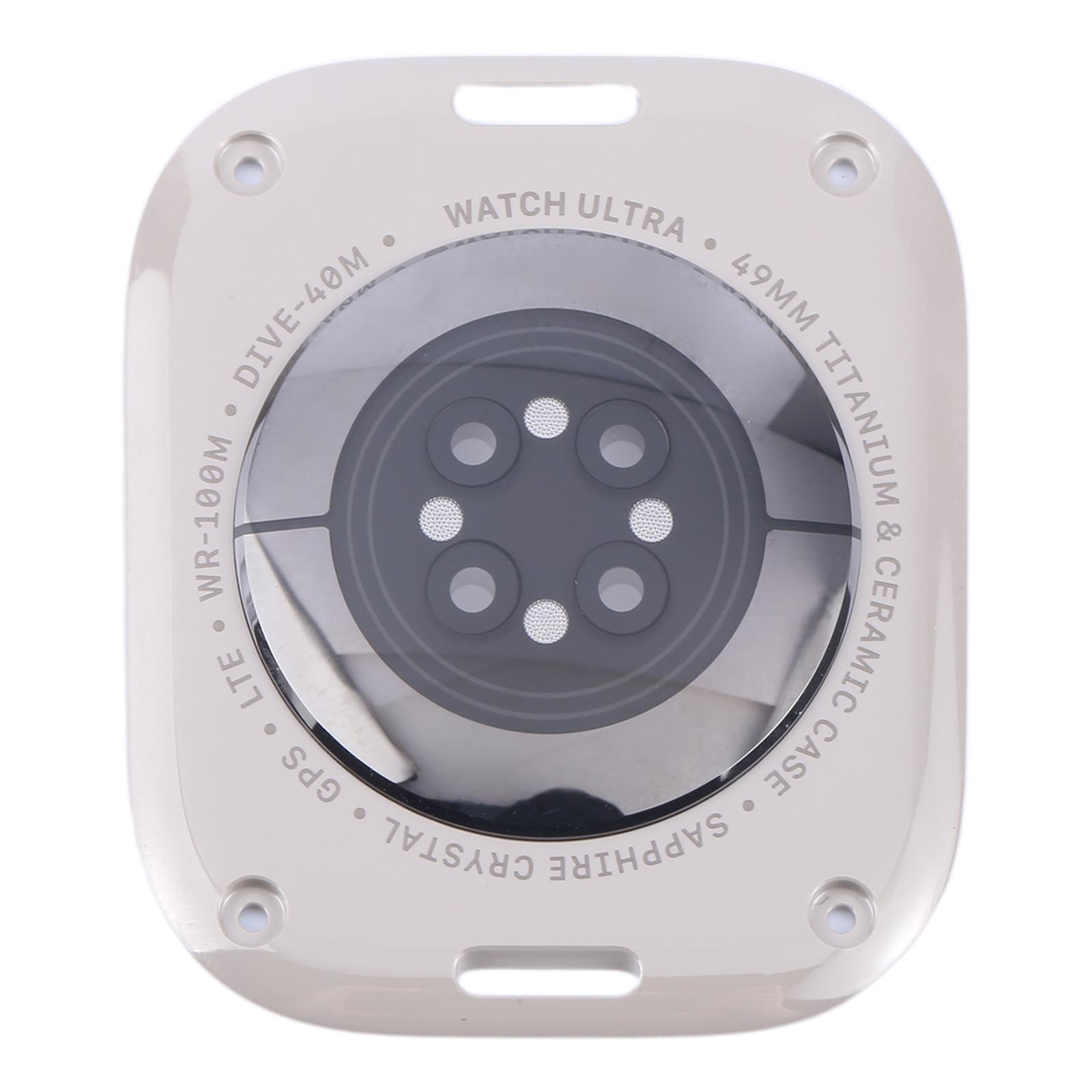 For Apple Watch Series Ultra 1- 2 49mm Original Rear Housing Glass CoverSilver