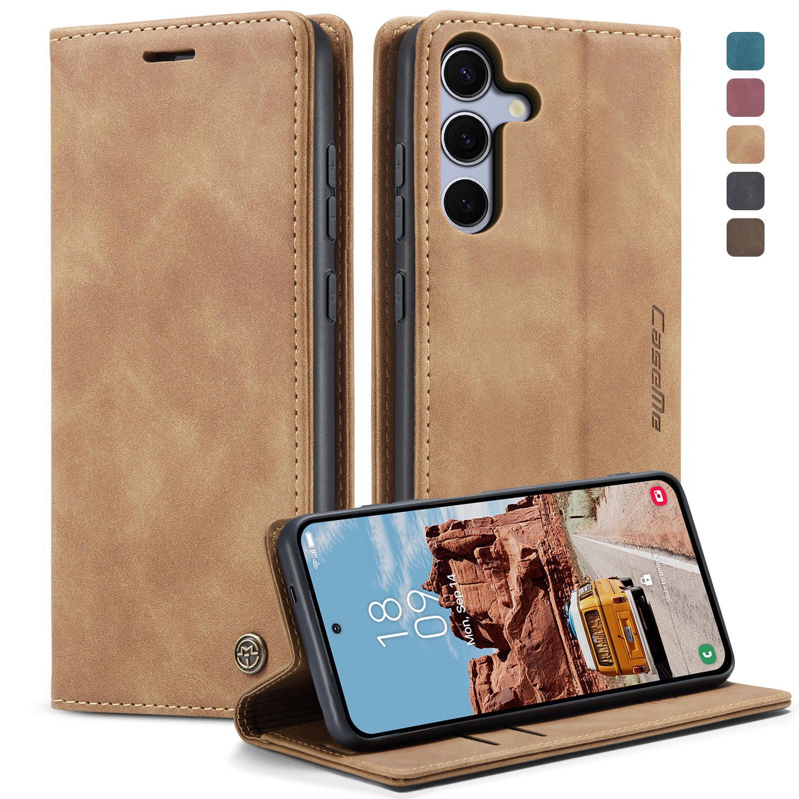 For Samsung Galaxy S25 5G CaseMe 013 Multifunctional Horizontal Flip Leather Phone CaseBlue
