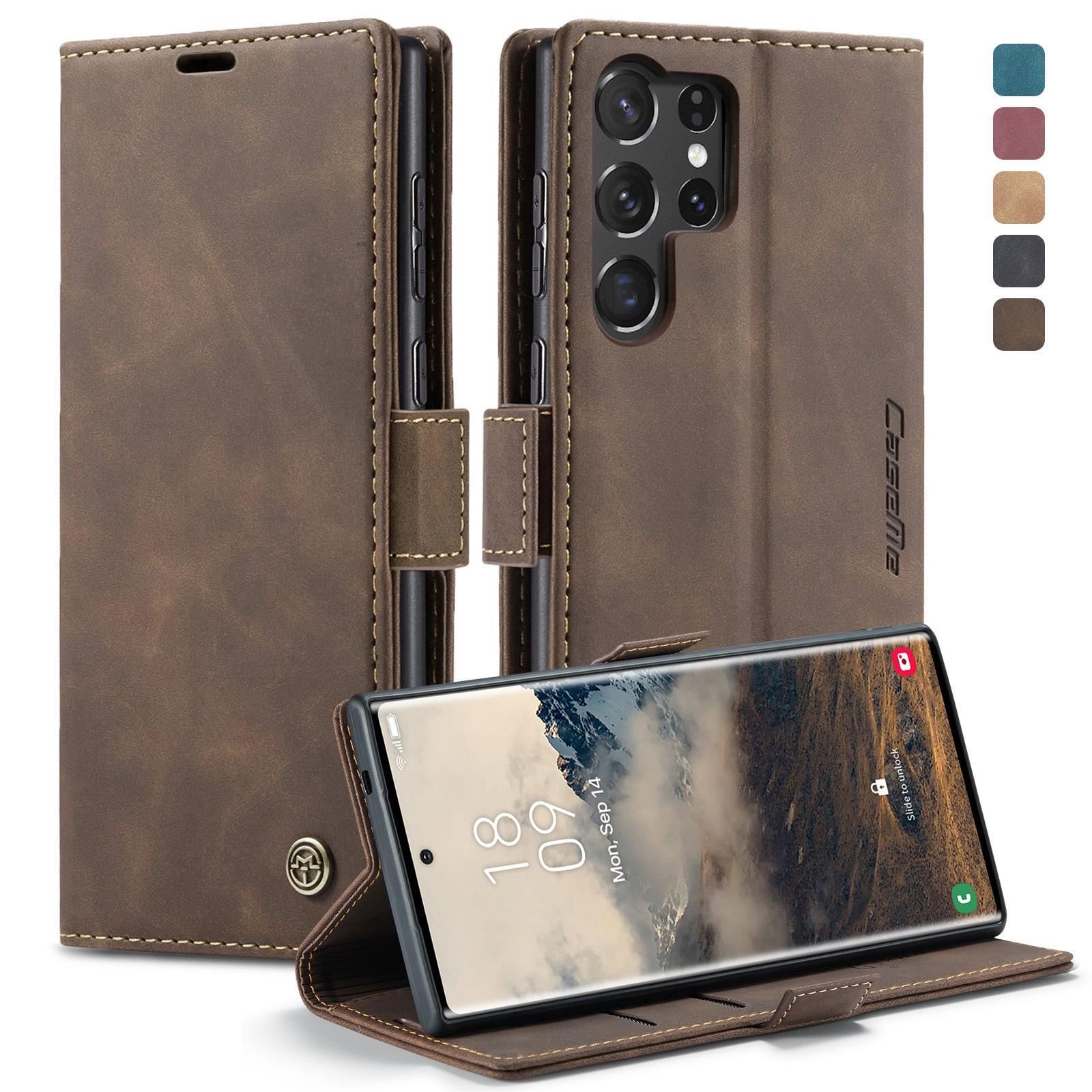 For Samsung Galaxy S25 5G CaseMe 013 Multifunctional Horizontal Flip Leather Phone CaseBlue