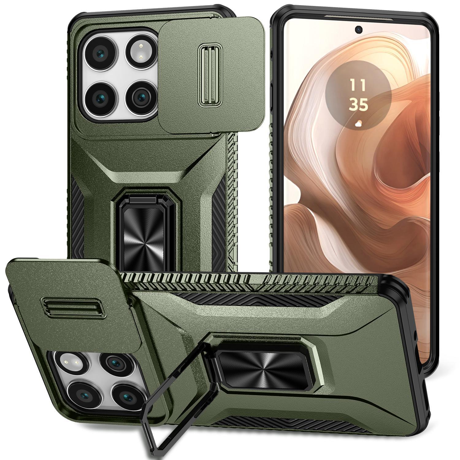 for motorola edge 5g 2025 sliding camshield holder phone casealpine green