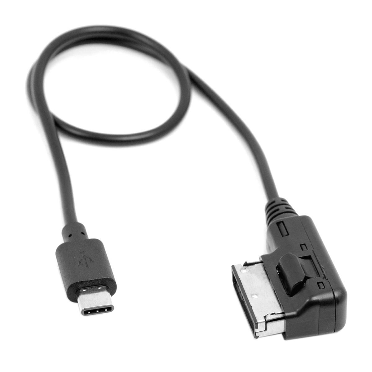 Car AMI USB-C - Type-C Charging Cable for Audi A4 A6 Q5 Q7 A5 - Volkswagen Touareg Golf CC