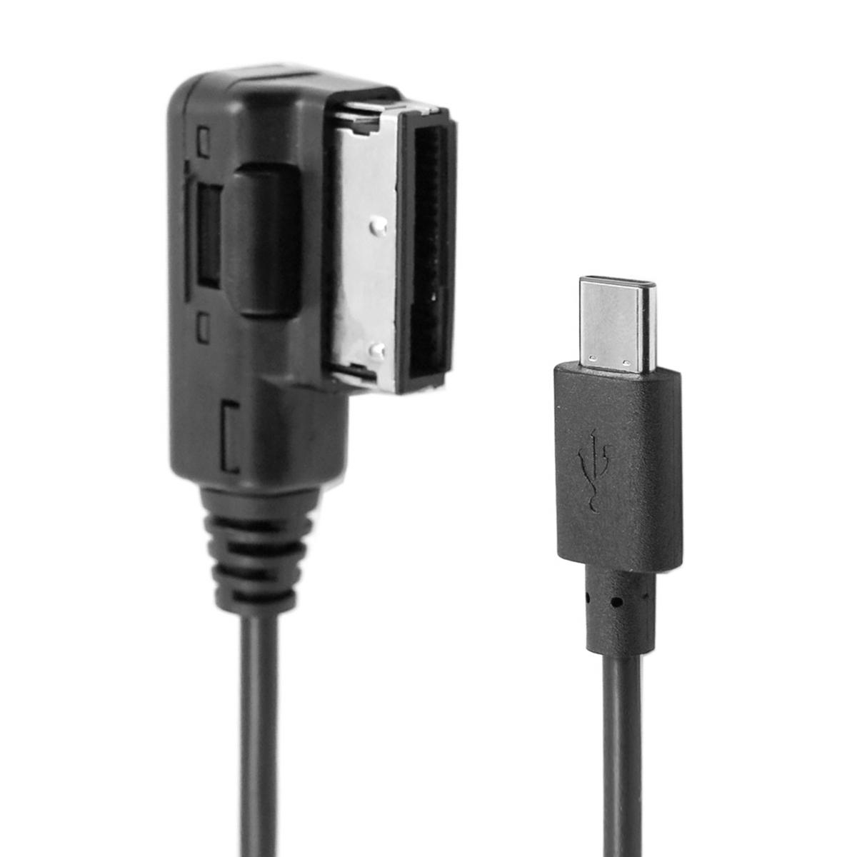 Car AMI USB-C - Type-C Charging Cable for Audi A4 A6 Q5 Q7 A5 - Volkswagen Touareg Golf CC