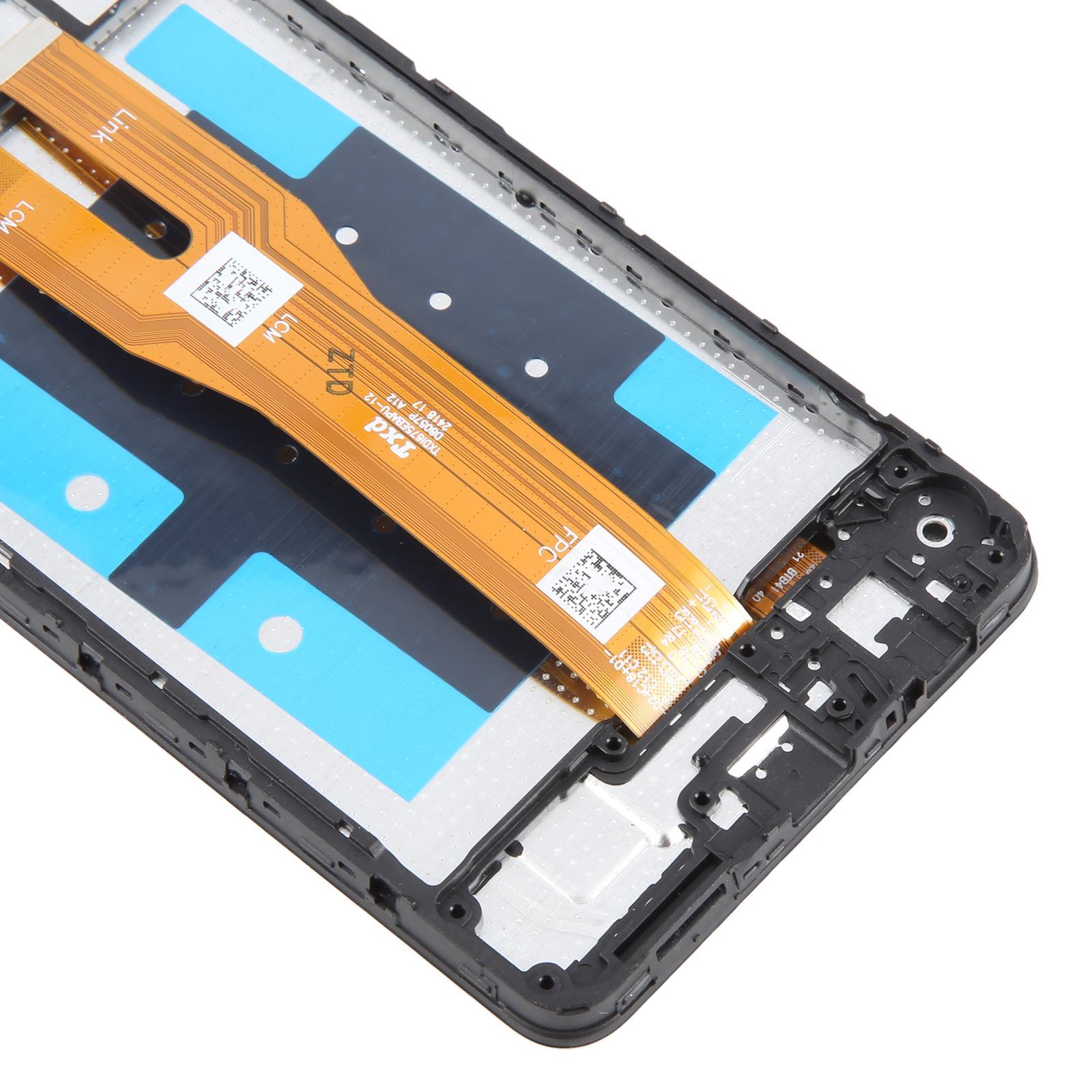 For Samsung Galaxy A06 SM-A065F Original LCD Screen Digitizer Full Assembly with Frame Black
