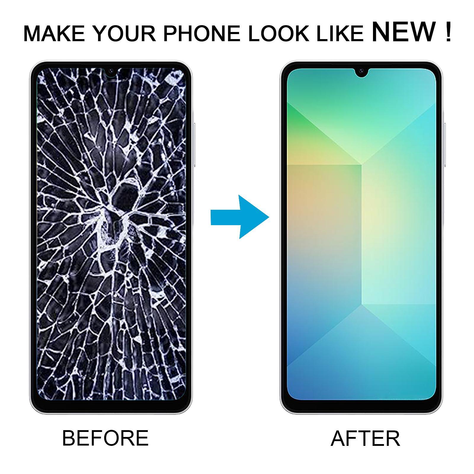 For Samsung Galaxy A06 SM-A065F Original LCD Screen Digitizer Full Assembly with Frame Black
