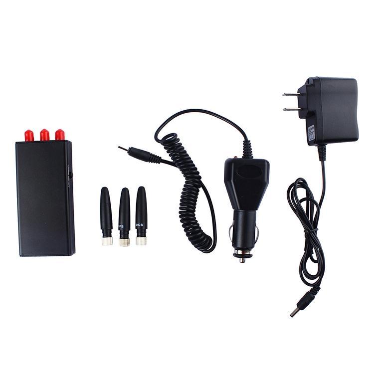 JAX-110B Mini Portable GSM-CDMA-DCS-PHS-GPS Cell Phone Signal Jammer Coverage: 1-5m