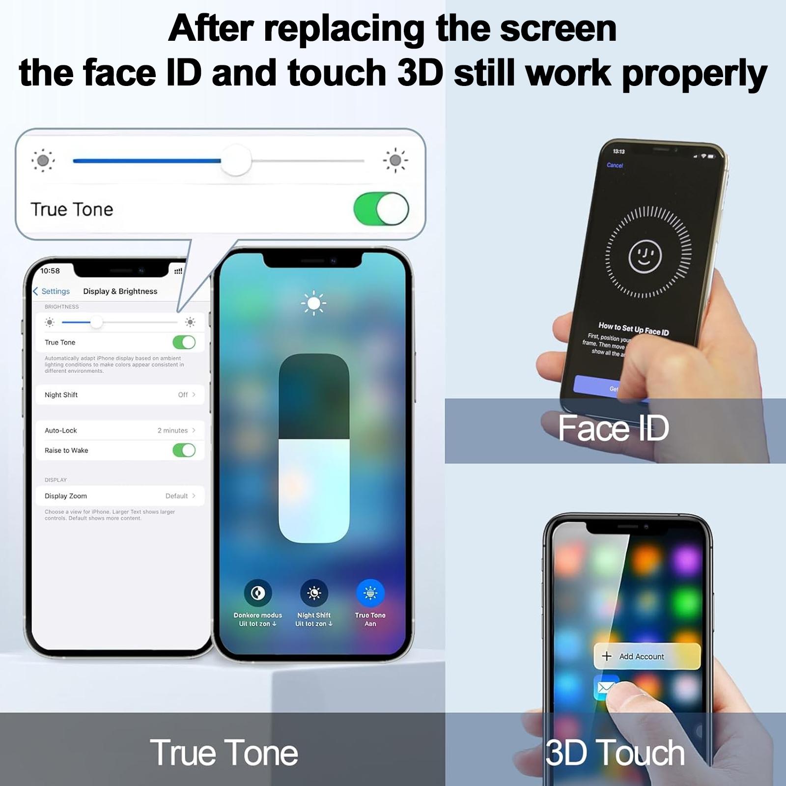 JK incell LCD Screen for iPhone 11Black