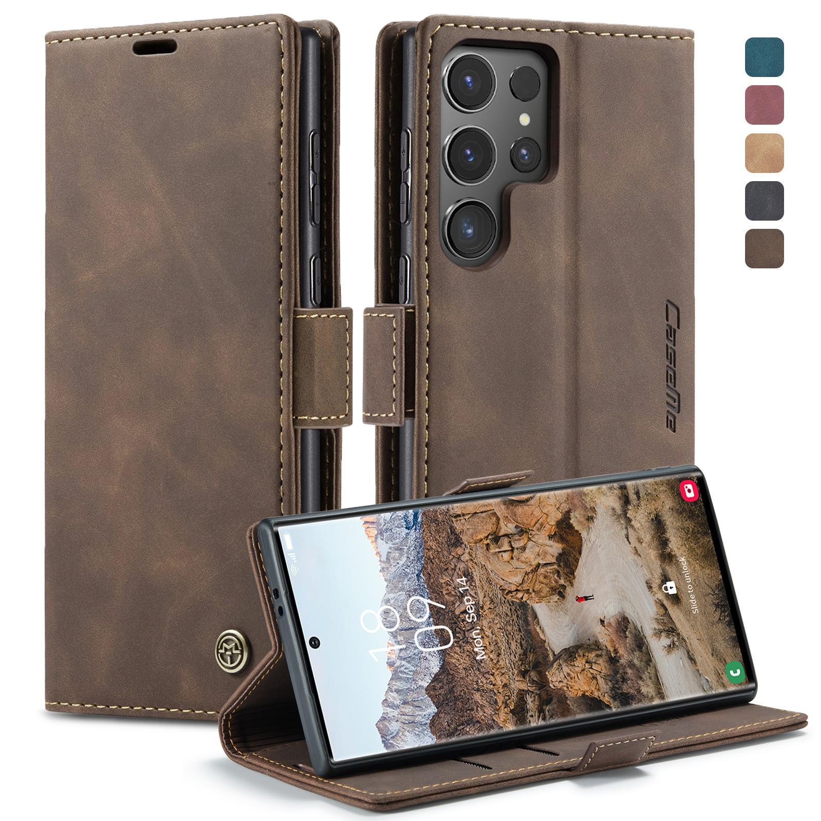 For Samsung Galaxy A15 5G CaseMe 013 Multifunctional Horizontal Flip Leather Phone CaseBlue
