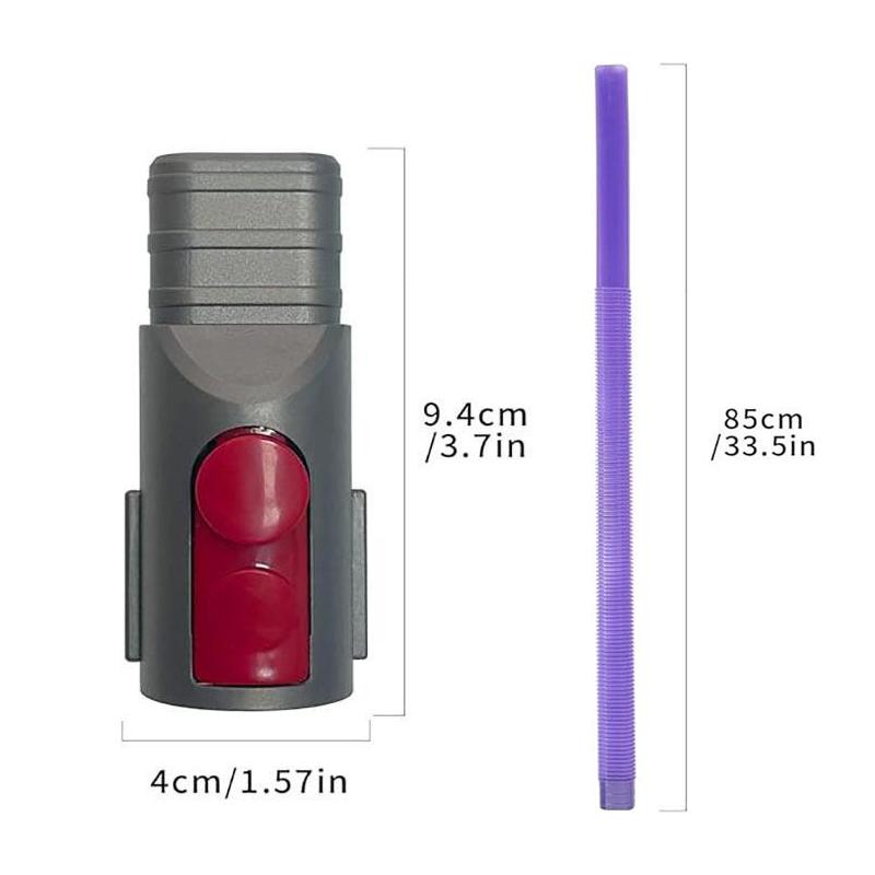 For Dyson V7 - V8 - V10 - V11 - V15 - G5 Cordless Vacuum Dryer Vent Cleaner Kit Hose Attachment Purple