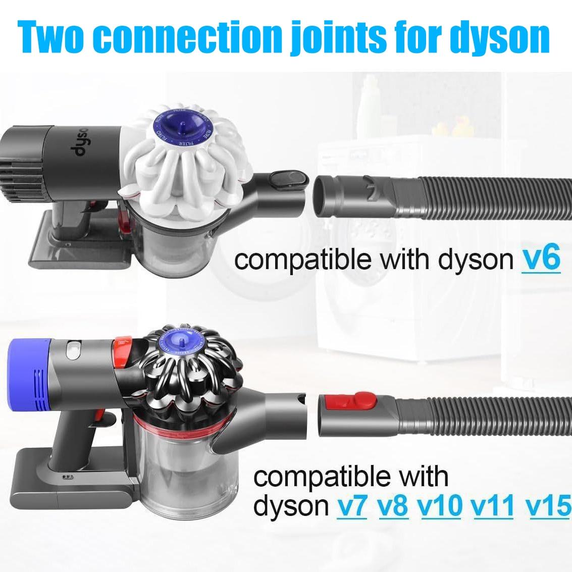 For Dyson V7 - V8 - V10 - V11 - V15 - G5 Cordless Vacuum Dryer Vent Cleaner Kit Hose Attachment Purple
