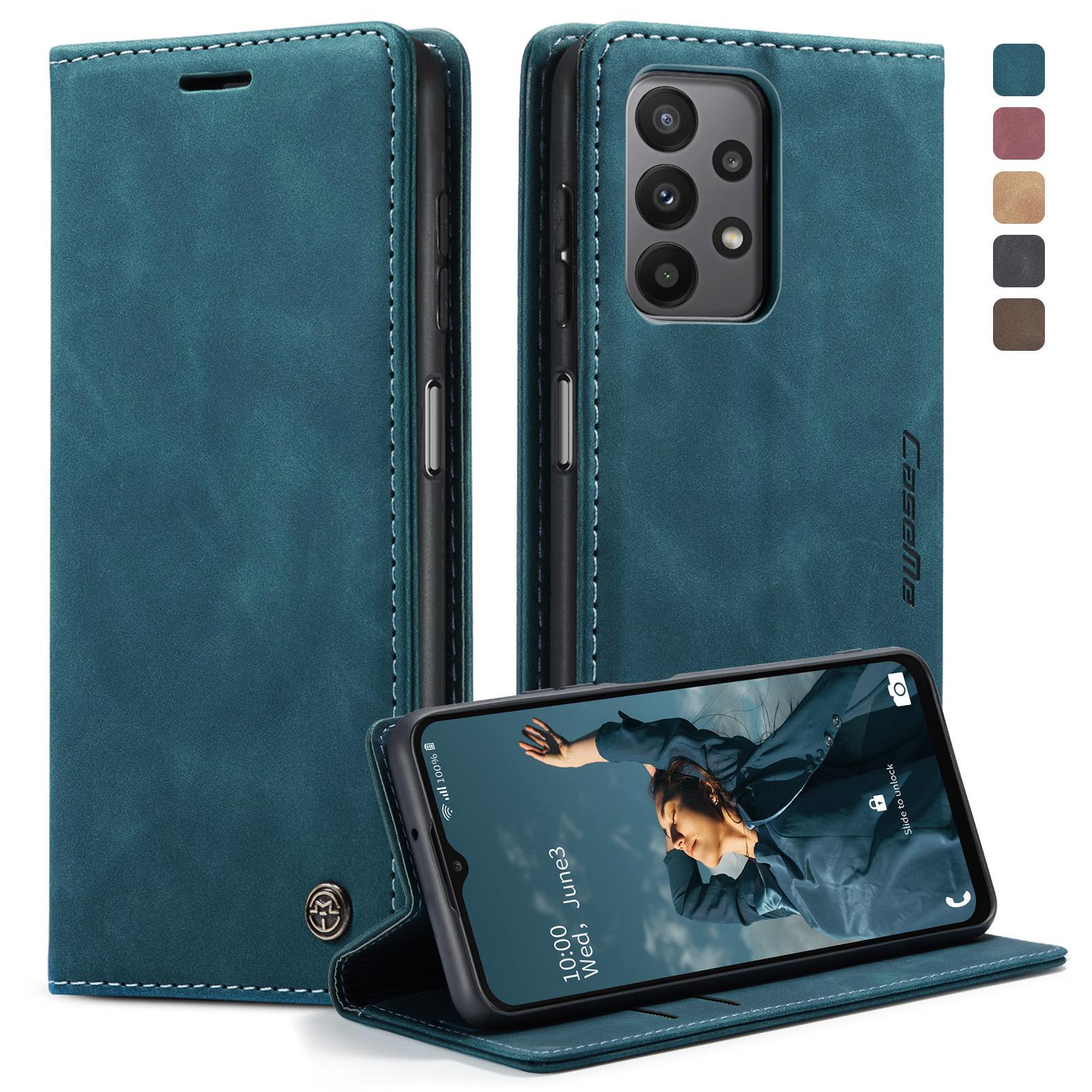 For Samsung Galaxy S21 FE CaseMe 013 Multifunctional Horizontal Flip Leather Case, with Card Slot & Holder & WalletCoffee