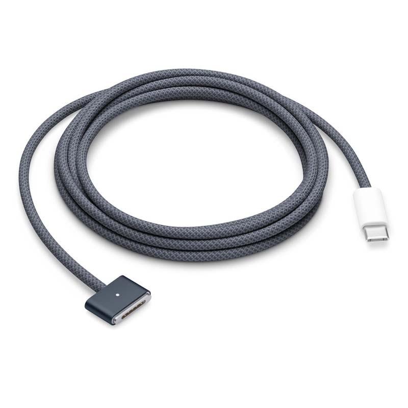 2m for macbook air-pro series type-c to magsafe 3 braided magnetic cablemidnight blue