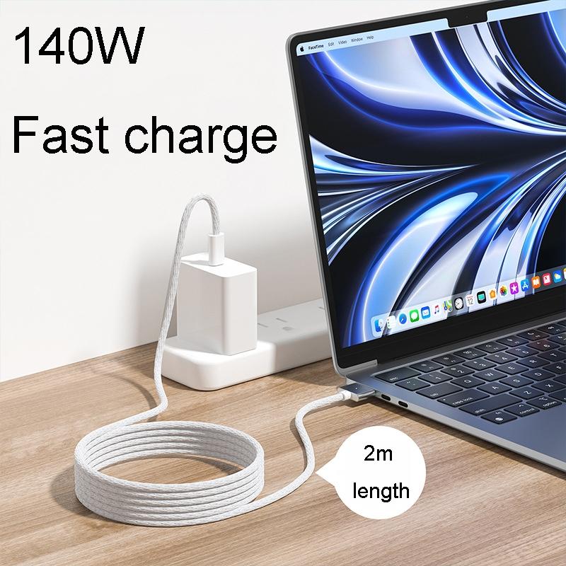 2m For Macbook Air-Pro Series Type-C To Magsafe 3 Braided Magnetic CableMidnight Blue