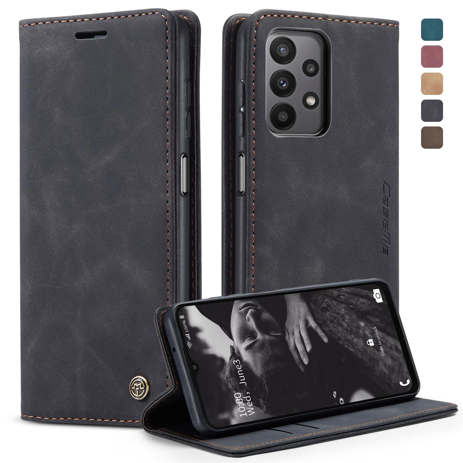 For Samsung Galaxy S21 FE CaseMe 013 Multifunctional Horizontal Flip Leather Case, with Card Slot & Holder & WalletCoffee