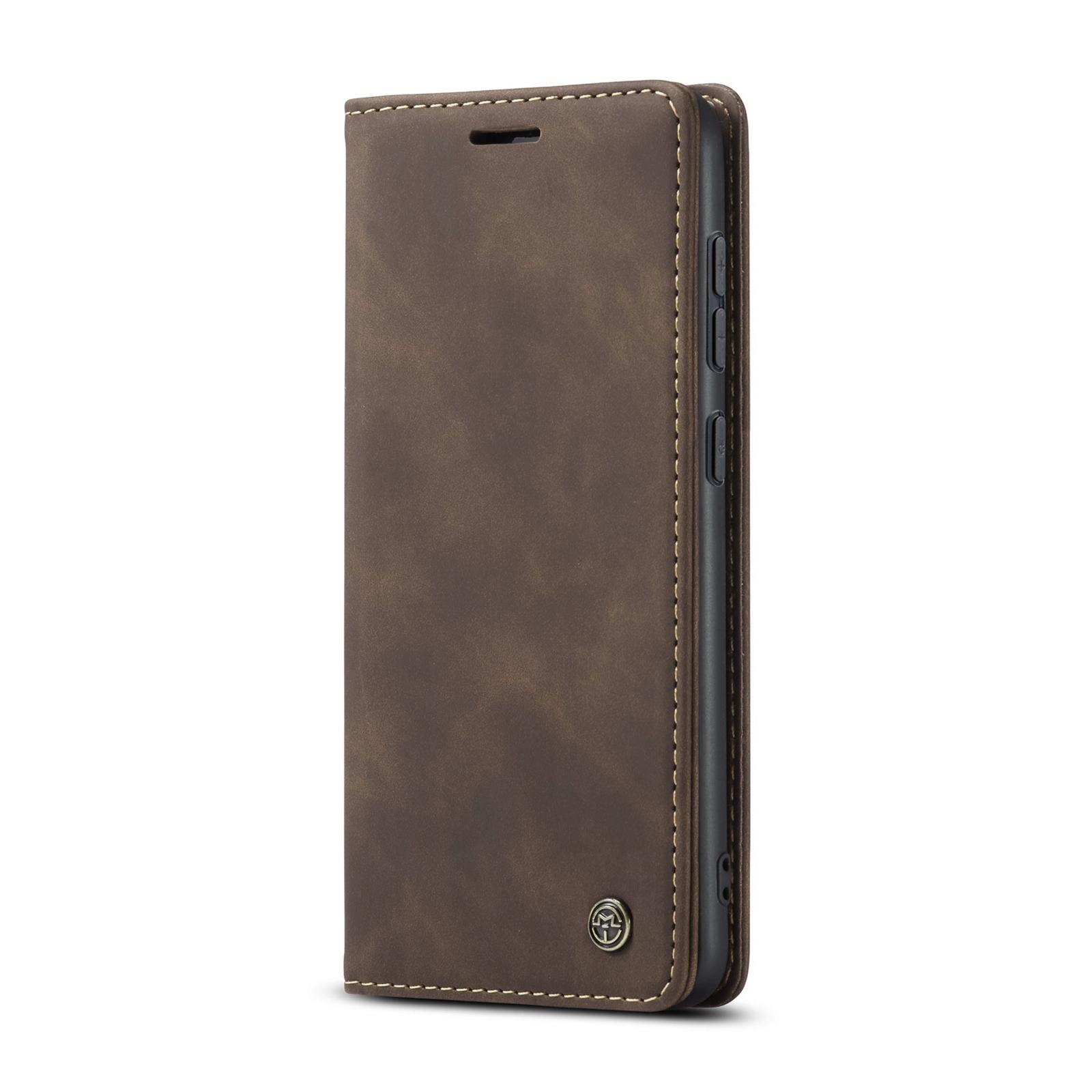 For Samsung Galaxy S24 FE 5G CaseMe 013 Multifunctional Horizontal Flip Leather Phone CaseCoffee