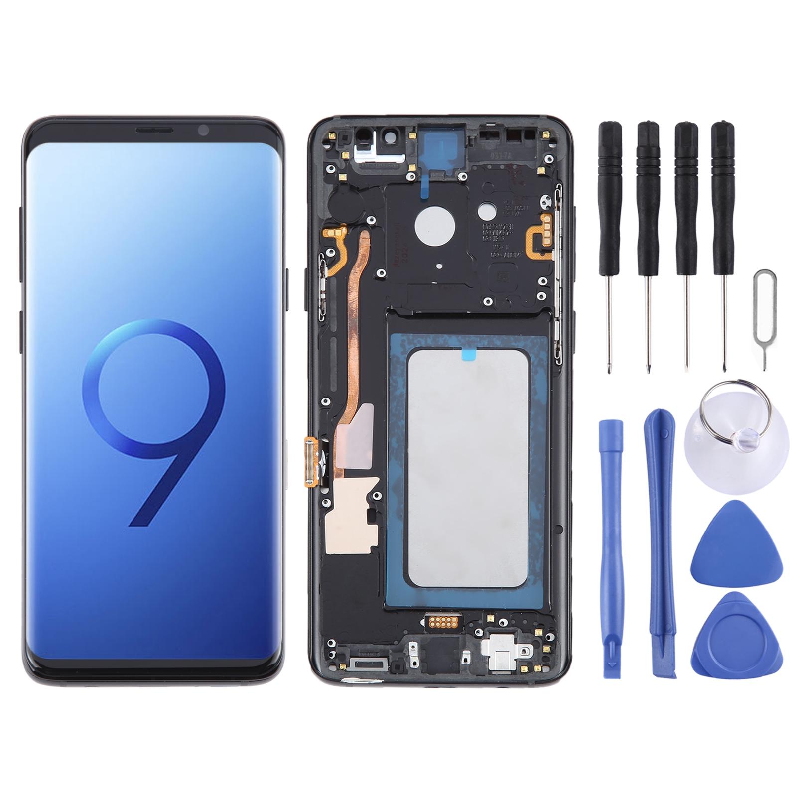 For Samsung Galaxy S22 Ultra 5G SM-S908U US Edition 6.78 inch OLED LCD Screen Digitizer Full Assembly with Frame Black