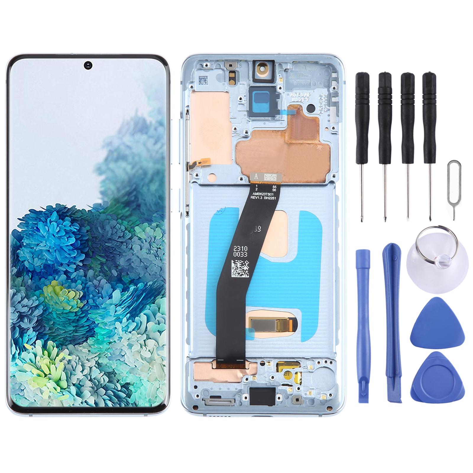 For Samsung Galaxy S22 Ultra 5G SM-S908U US Edition 6.78 inch OLED LCD Screen Digitizer Full Assembly with Frame Black