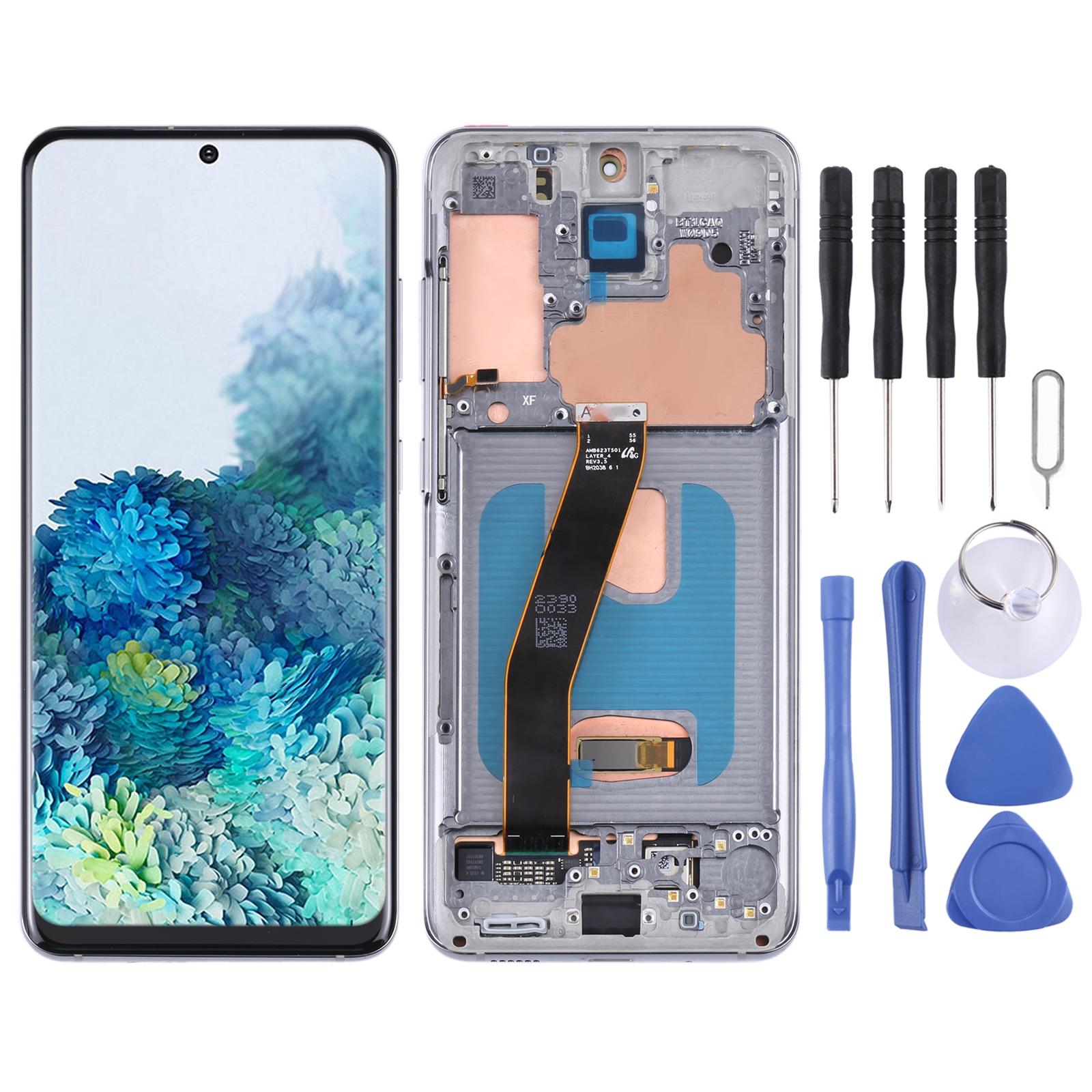 For Samsung Galaxy S22 Ultra 5G SM-S908U US Edition 6.78 inch OLED LCD Screen Digitizer Full Assembly with Frame Black
