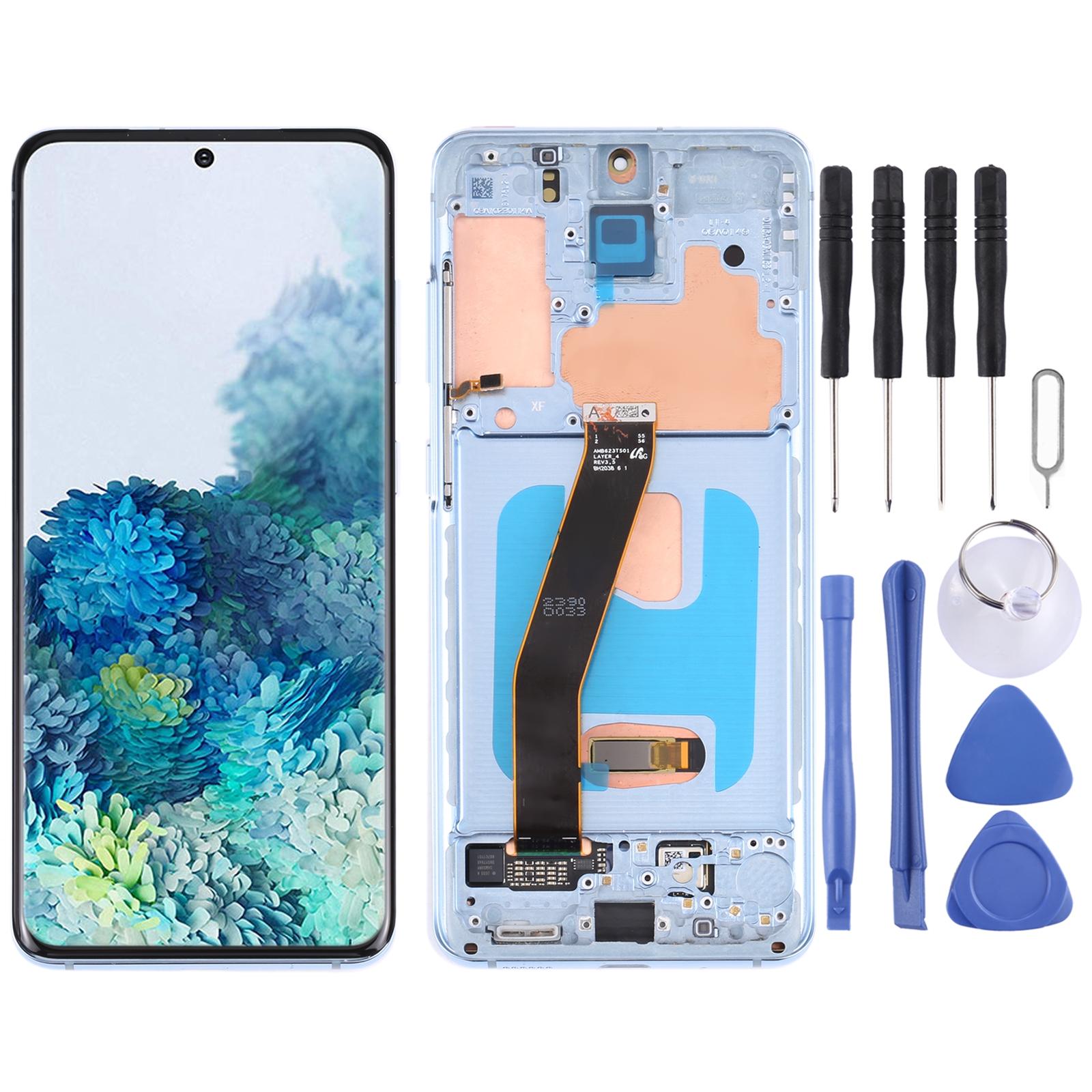 For Samsung Galaxy S22 Ultra 5G SM-S908U US Edition 6.78 inch OLED LCD Screen Digitizer Full Assembly with Frame Black