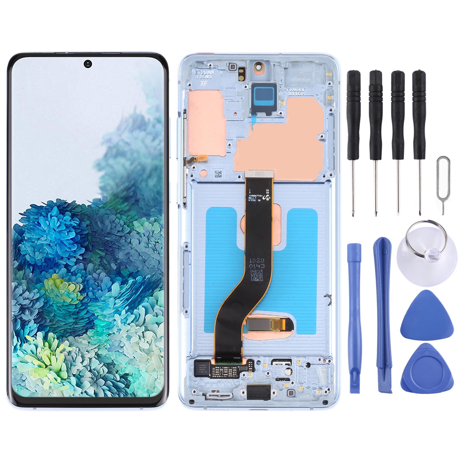 For Samsung Galaxy S22 Ultra 5G SM-S908U US Edition 6.78 inch OLED LCD Screen Digitizer Full Assembly with Frame Black