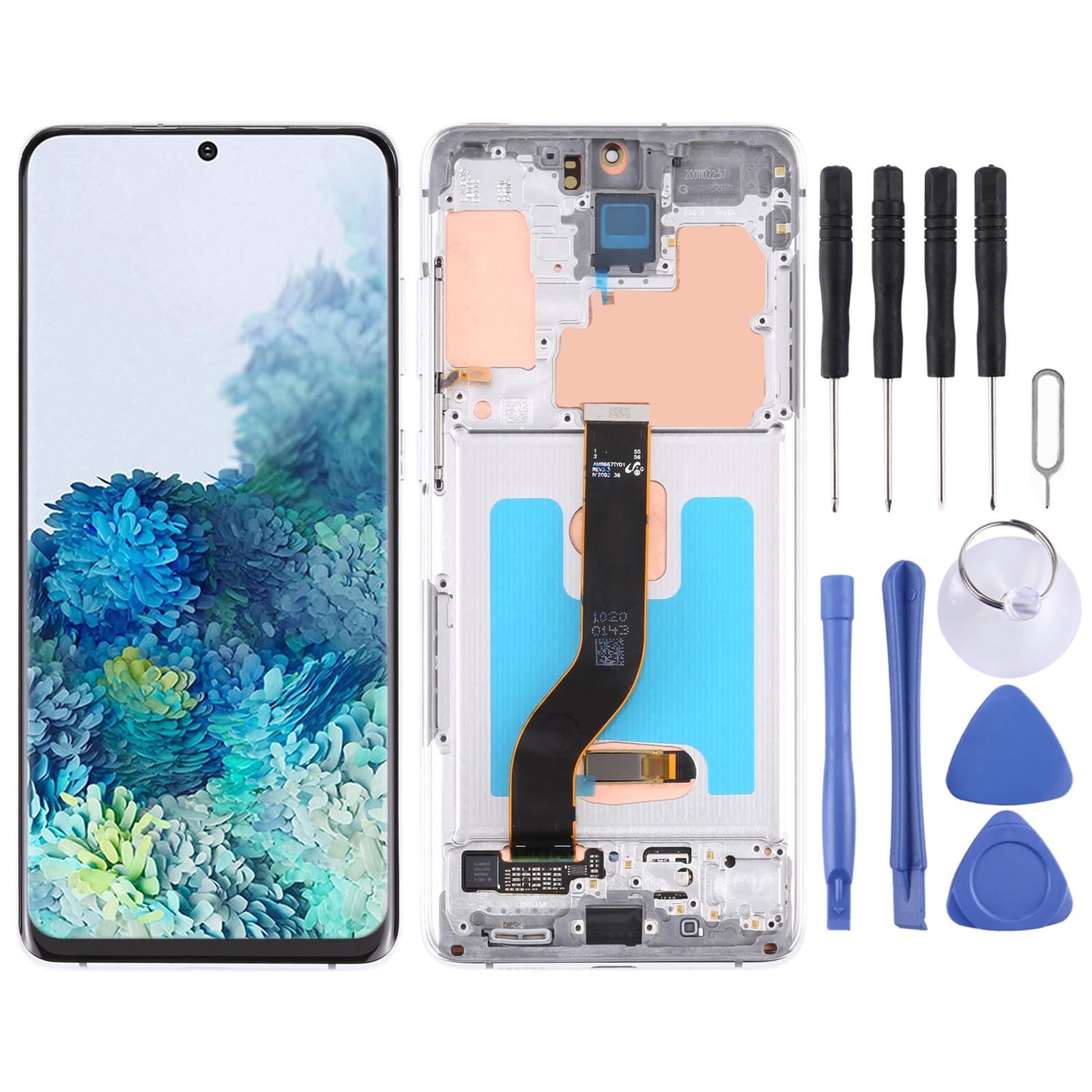 For Samsung Galaxy S22 Ultra 5G SM-S908U US Edition 6.78 inch OLED LCD Screen Digitizer Full Assembly with Frame Black
