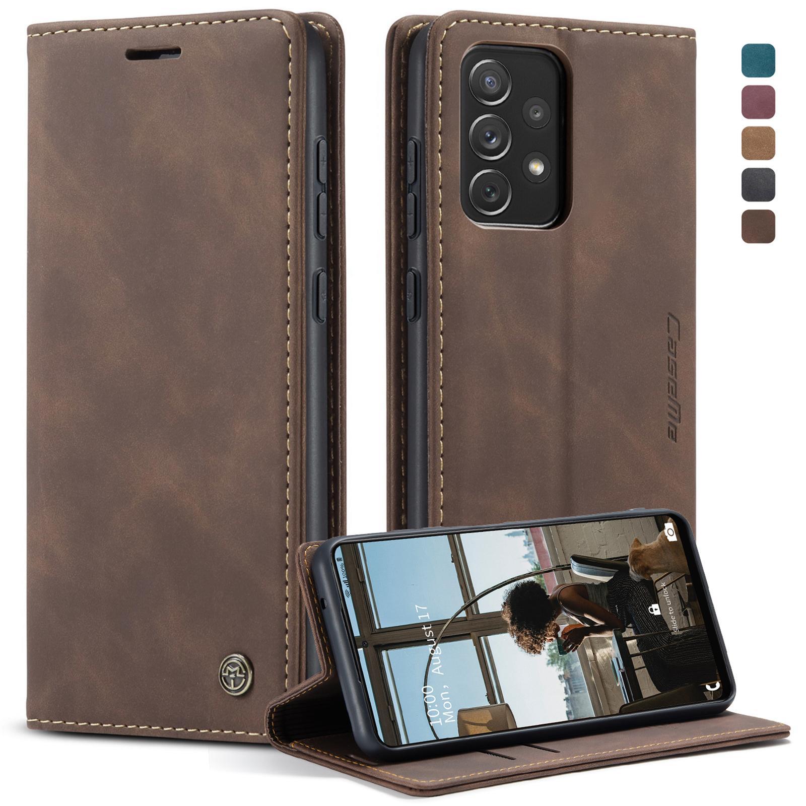 For Samsung Galaxy S20 FE CaseMe 013 Multifunctional Horizontal Flip Leather Case with Holder & Card Slot & WalletCoffee