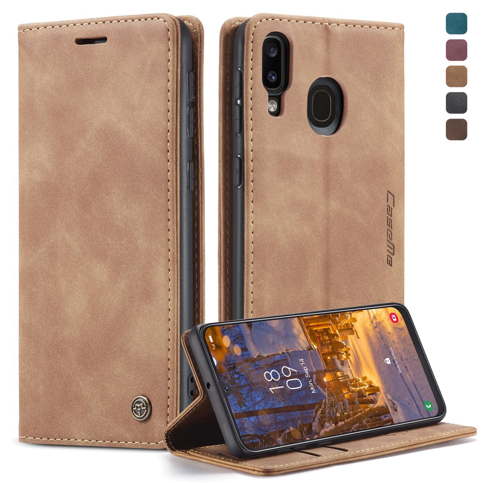 For Samsung Galaxy S20 FE CaseMe 013 Multifunctional Horizontal Flip Leather Case with Holder & Card Slot & WalletCoffee