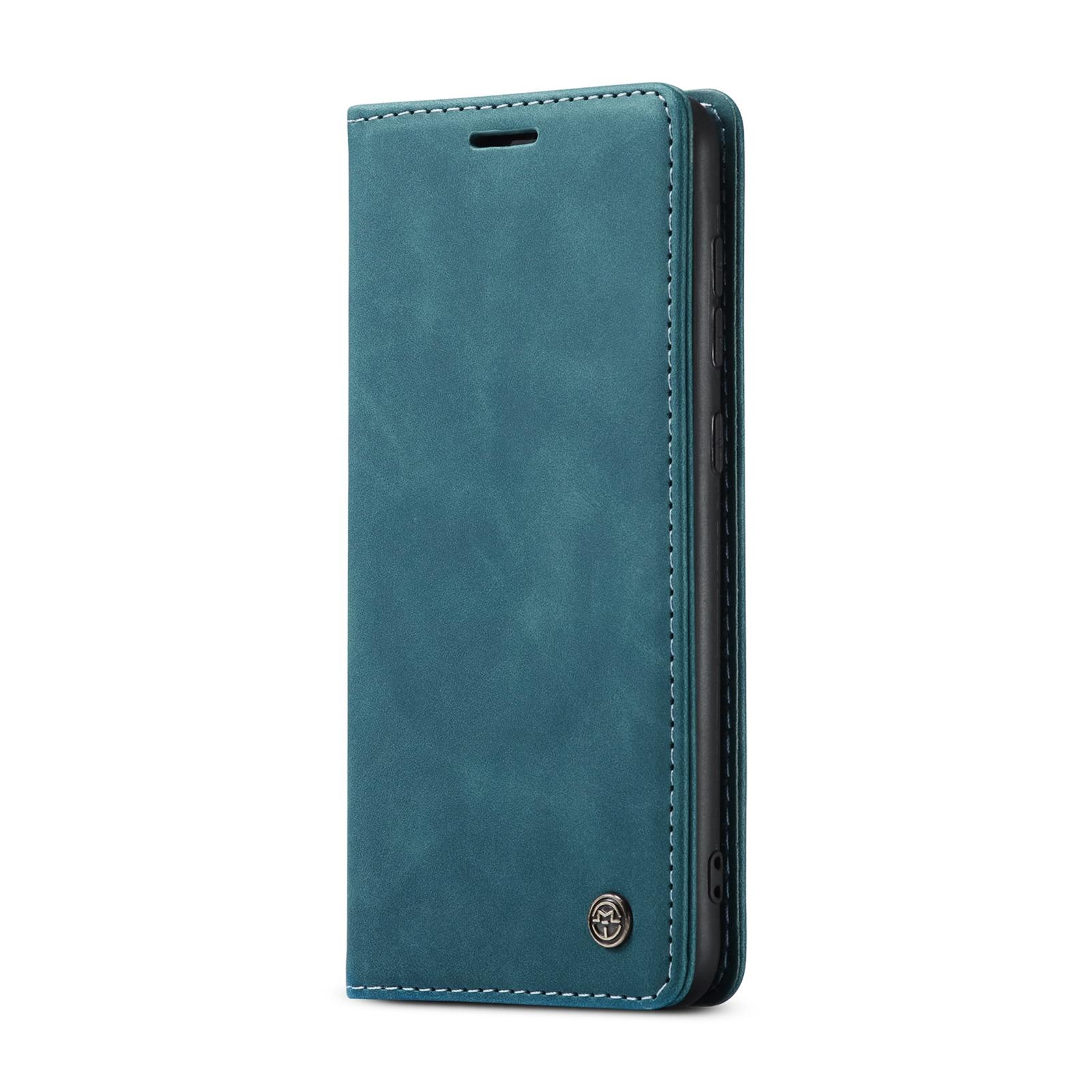 For Samsung Galaxy S21 5G CaseMe 013 Multifunctional Horizontal Flip Leather Case with Holder & Card Slot & WalletBlue