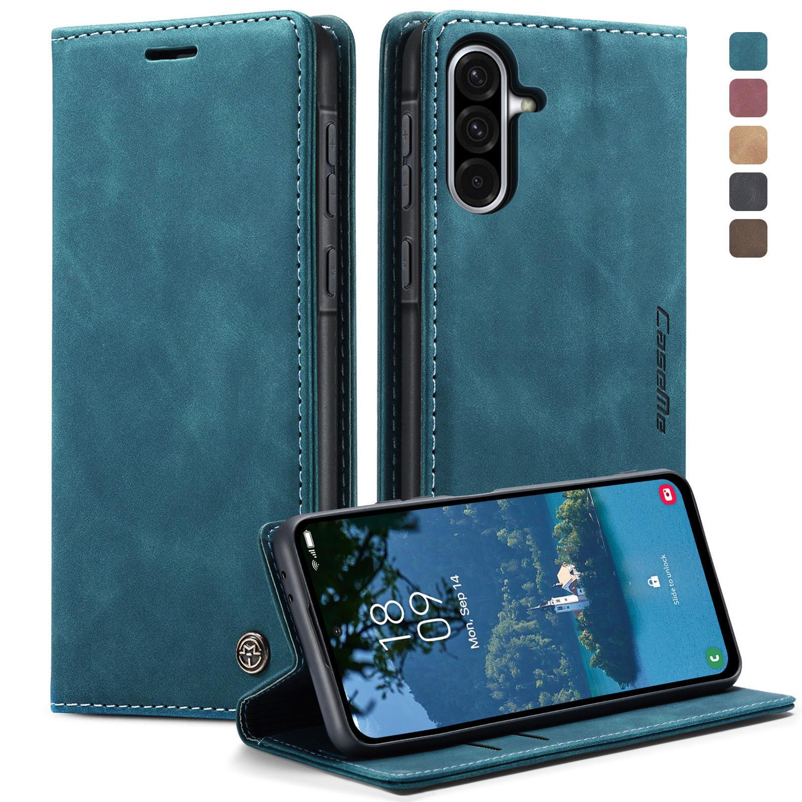 for samsung galaxy a36 caseme 013 multifunctional horizontal flip leather phone caseblue