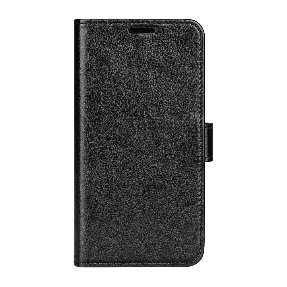 For Motorola Moto G 5G 2025 R64 Texture Horizontal Flip Leather Phone CaseBlack
