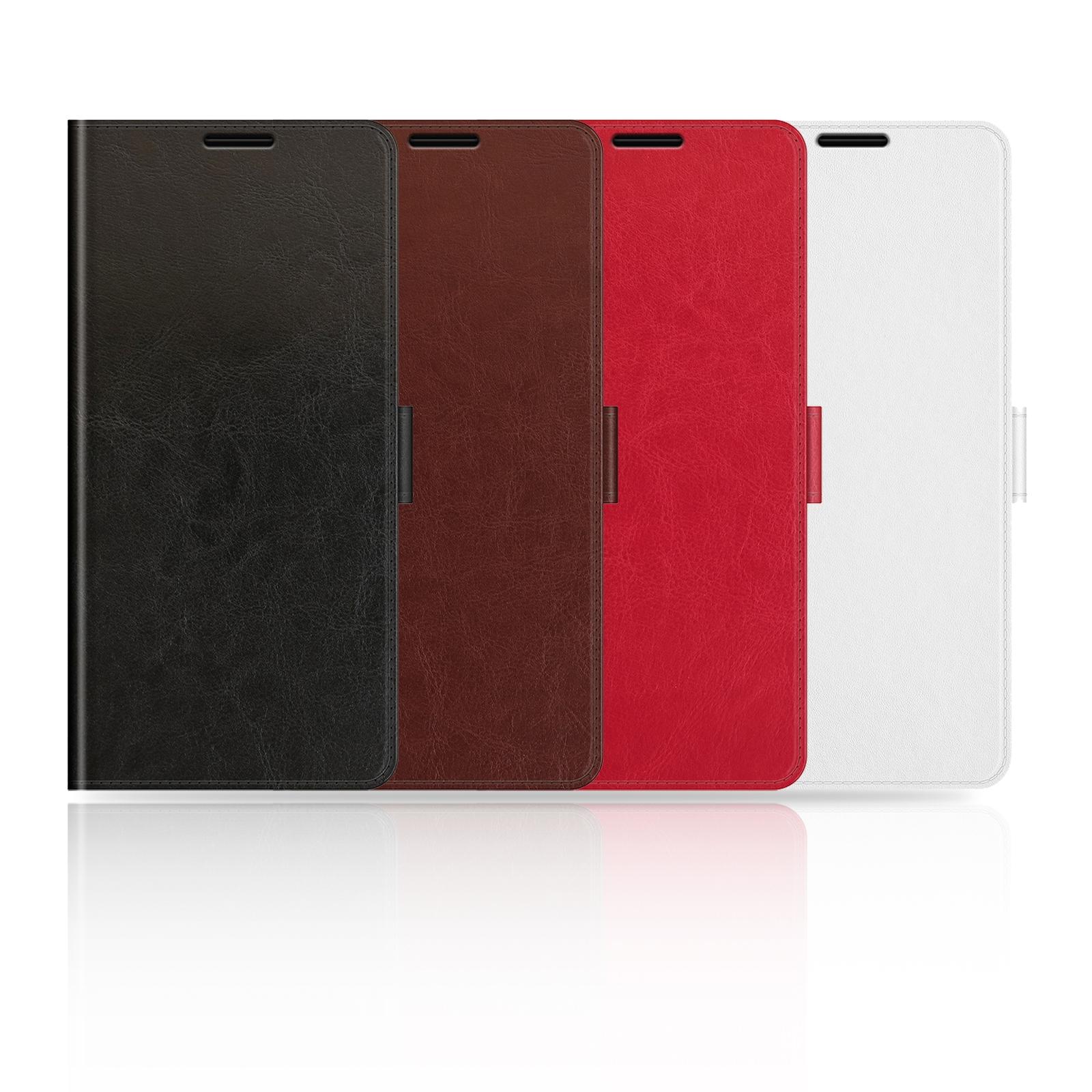 For Motorola Moto G 5G 2025 R64 Texture Horizontal Flip Leather Phone CaseBlack