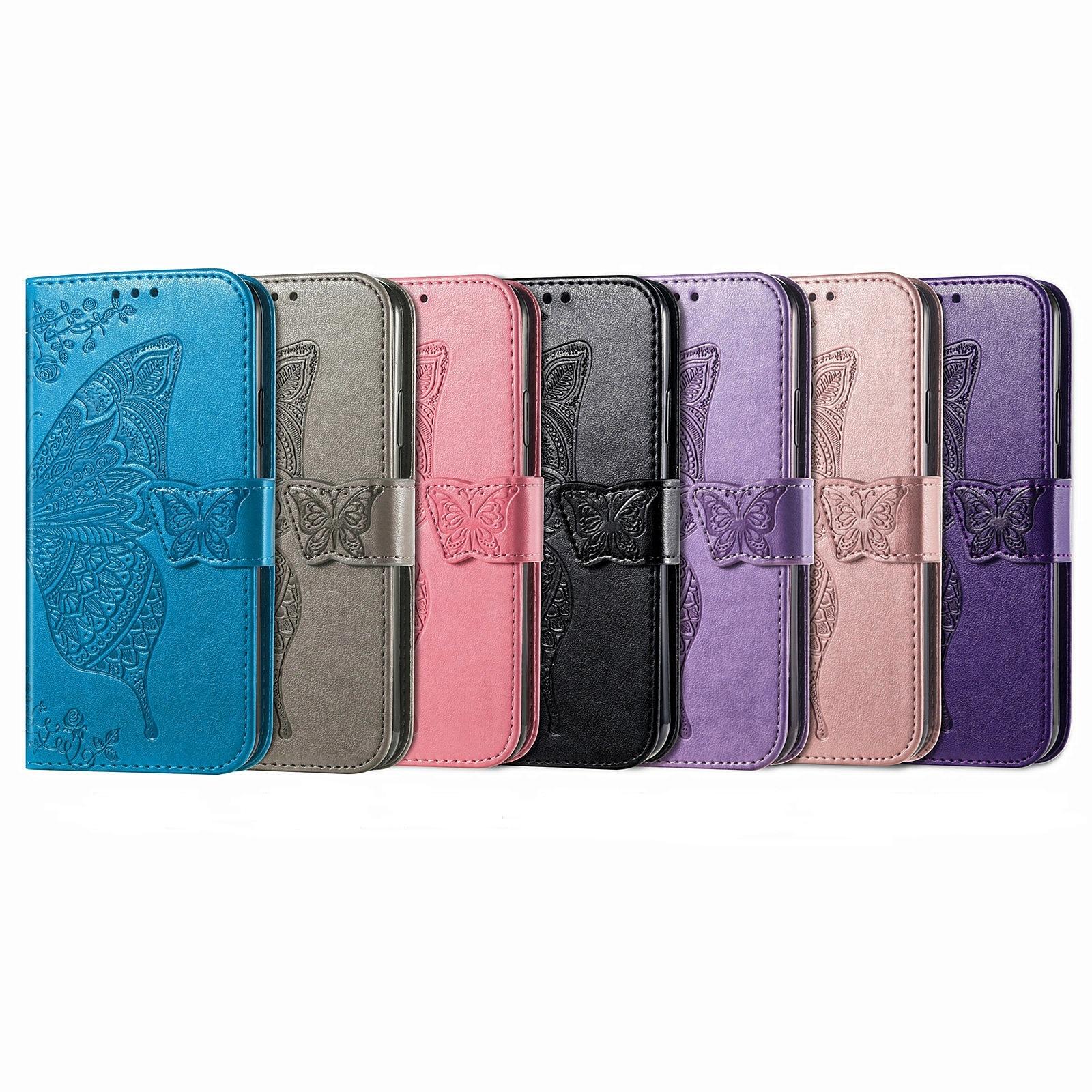 For Motorola Moto G 2025 Butterfly Love Flower Embossed Leather Phone CasePurple
