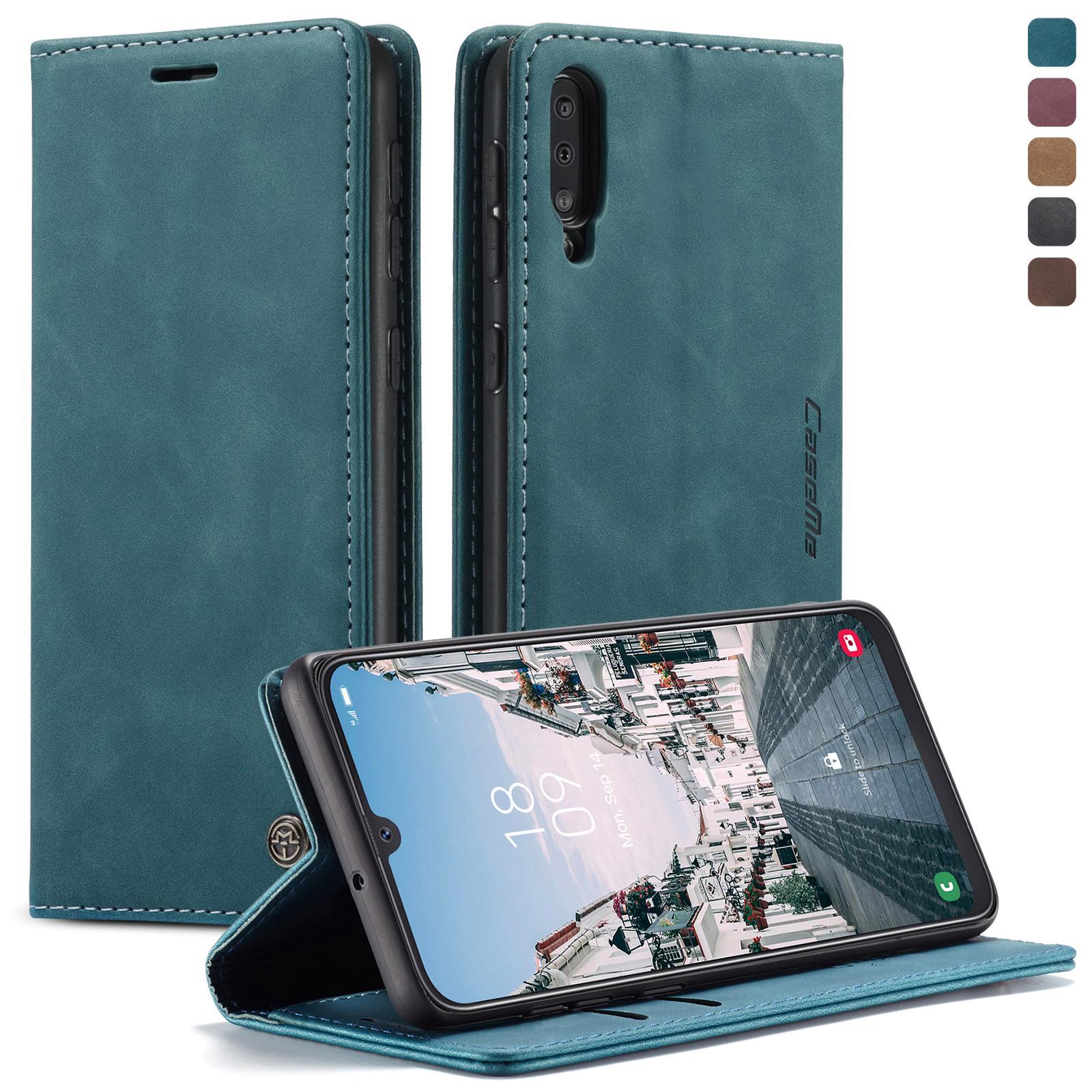 For Samsung Galaxy S21 5G CaseMe 013 Multifunctional Horizontal Flip Leather Case with Holder & Card Slot & WalletBlue