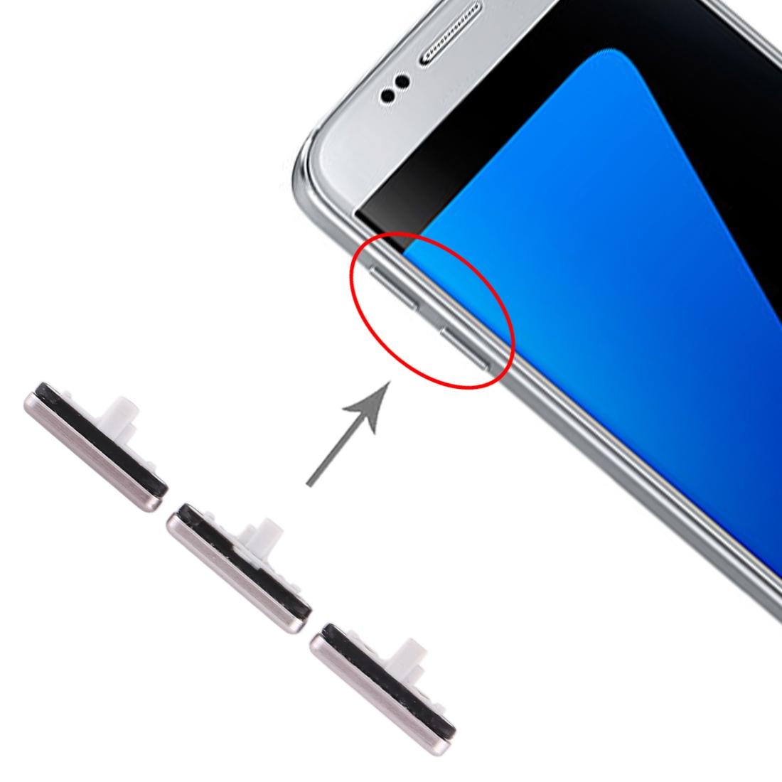 For Samsung Galaxy Tab S7 FE SM-T730-T733-T736B-T735 1set Original Power Button + Volume Control Button Black