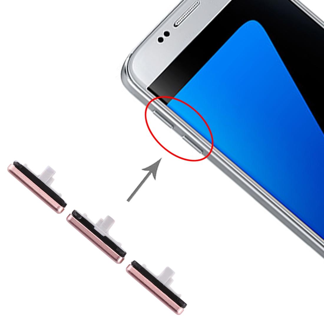 For Samsung Galaxy Tab S7 FE SM-T730-T733-T736B-T735 1set Original Power Button + Volume Control Button Black