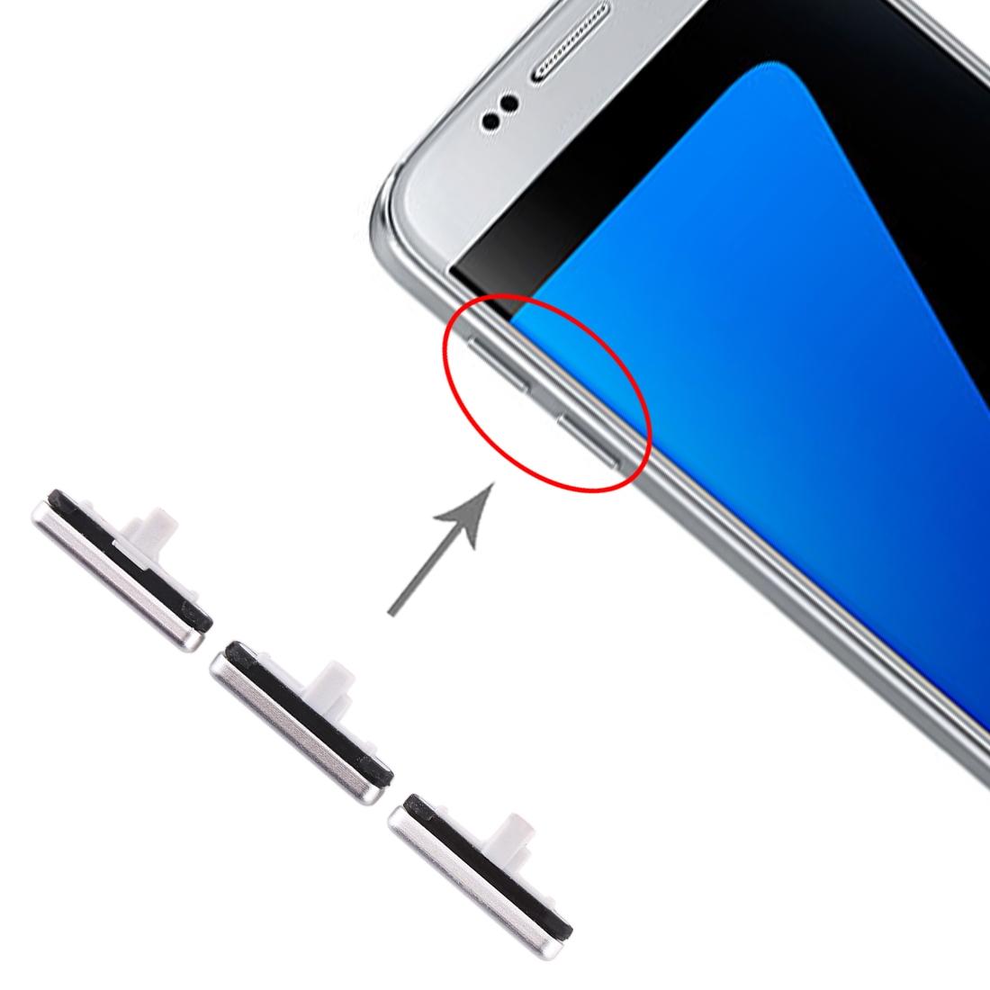 For Samsung Galaxy Tab S7 FE SM-T730-T733-T736B-T735 1set Original Power Button + Volume Control Button Black
