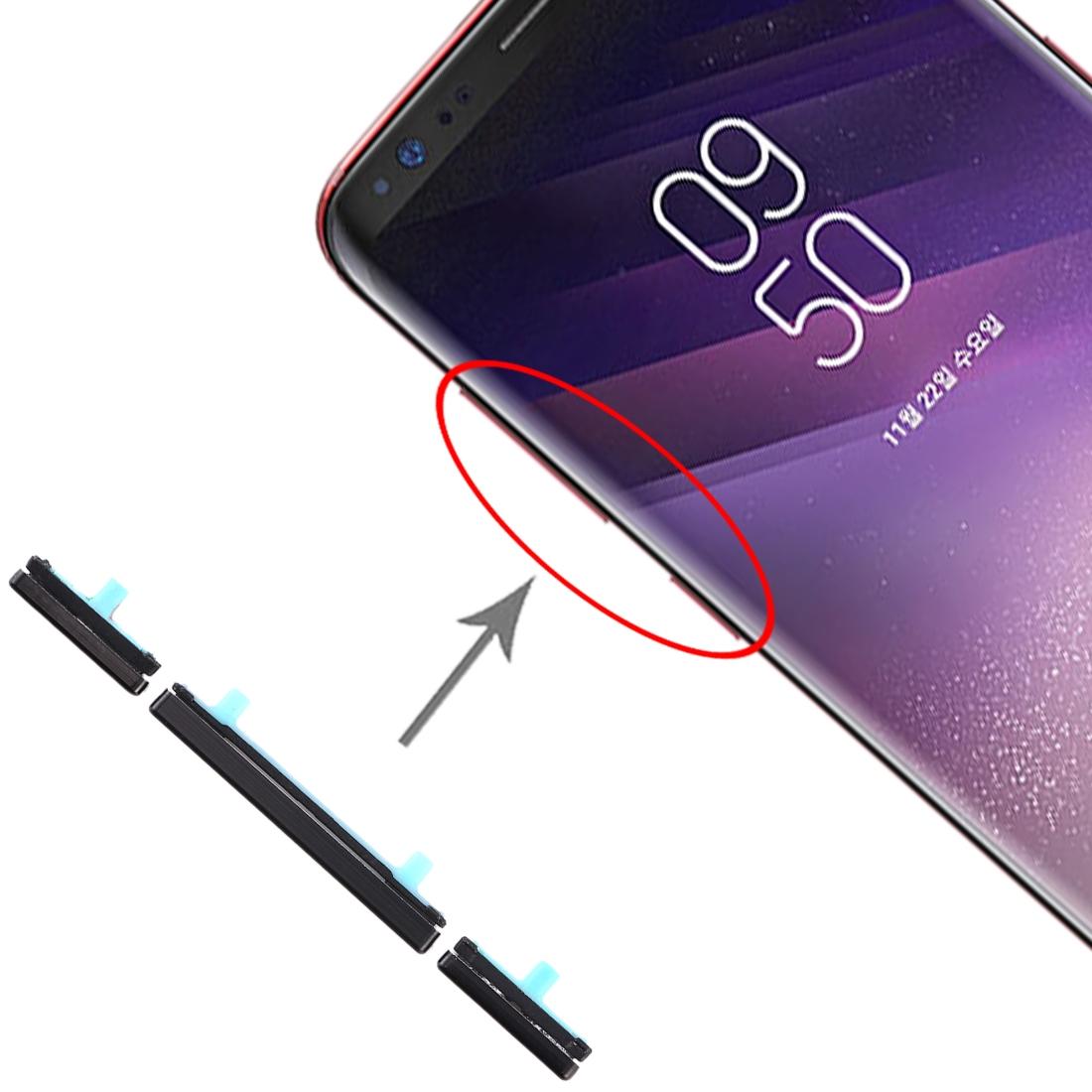 For Samsung Galaxy Tab S7 FE SM-T730-T733-T736B-T735 1set Original Power Button + Volume Control Button Black
