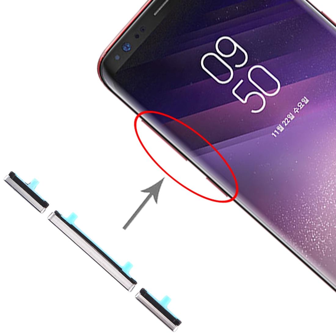 For Samsung Galaxy Tab S7 FE SM-T730-T733-T736B-T735 1set Original Power Button + Volume Control Button Black