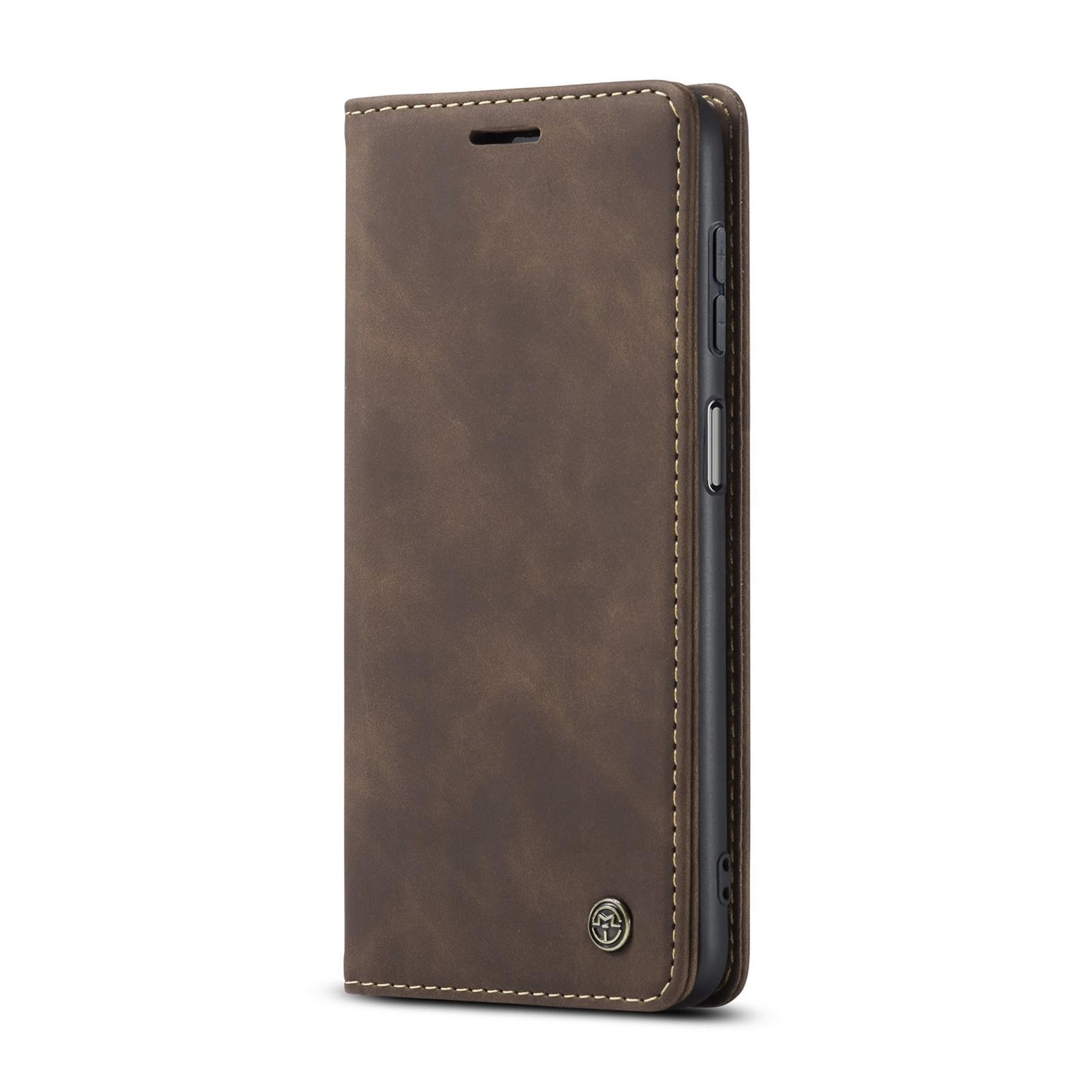For Samsung Galaxy A15 5G CaseMe 013 Multifunctional Horizontal Flip Leather Phone CaseCoffee