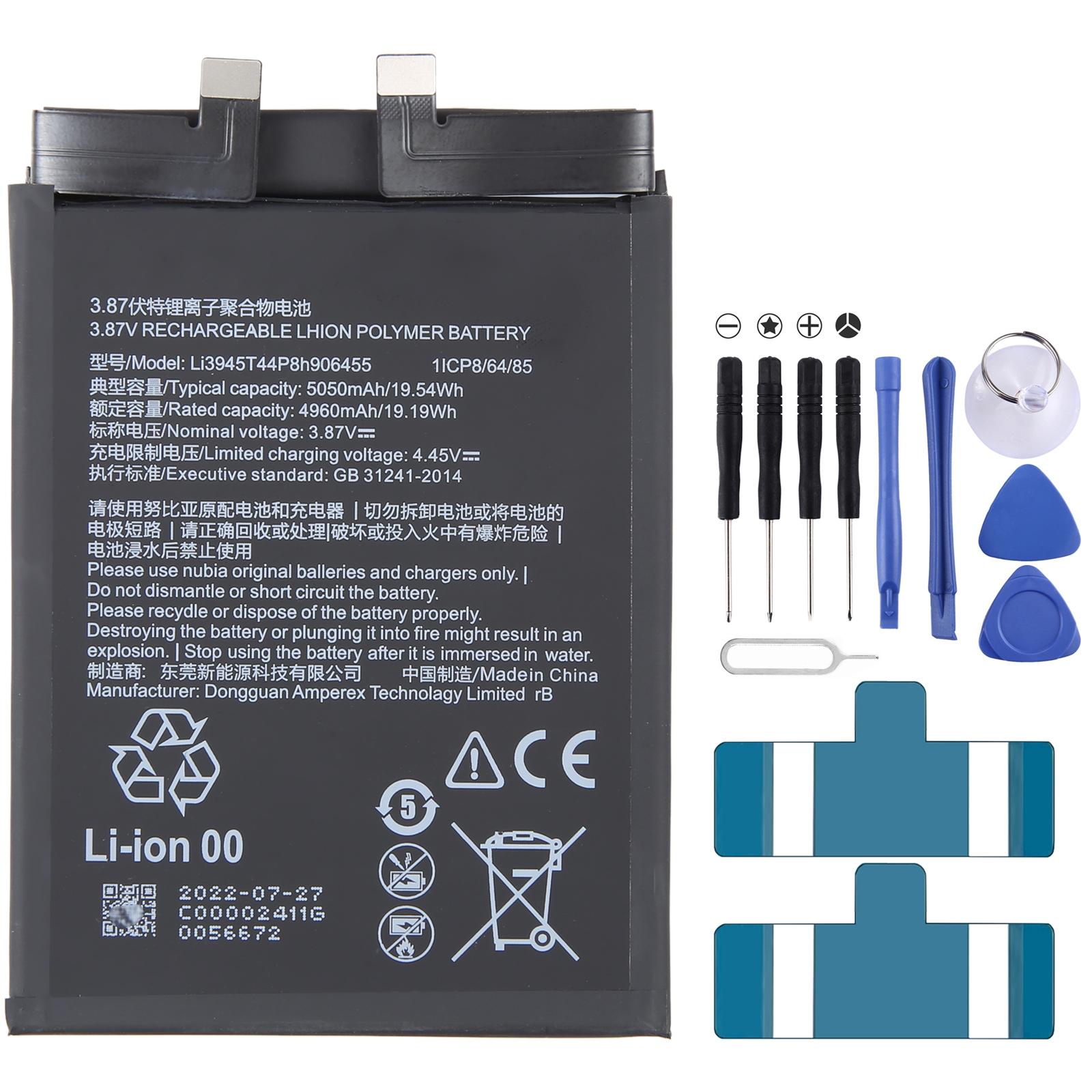 for zte nubia redmagic 6 nx669j 5050mah battery replacement li3945t44p8h906455