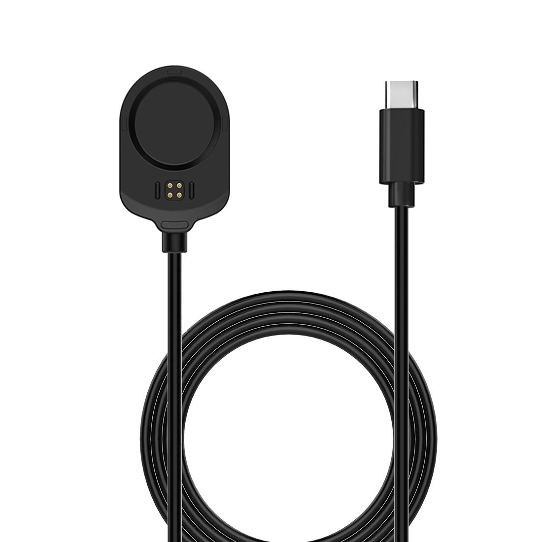 for garmin marq 2 type-c port smart watch cradle charger usb charging cable, length: 1m