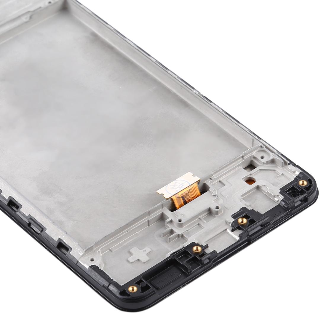 OEM LCD Screen for Samsung Galaxy A21s - SM-A217 Digitizer Full Assembly with Frame Black