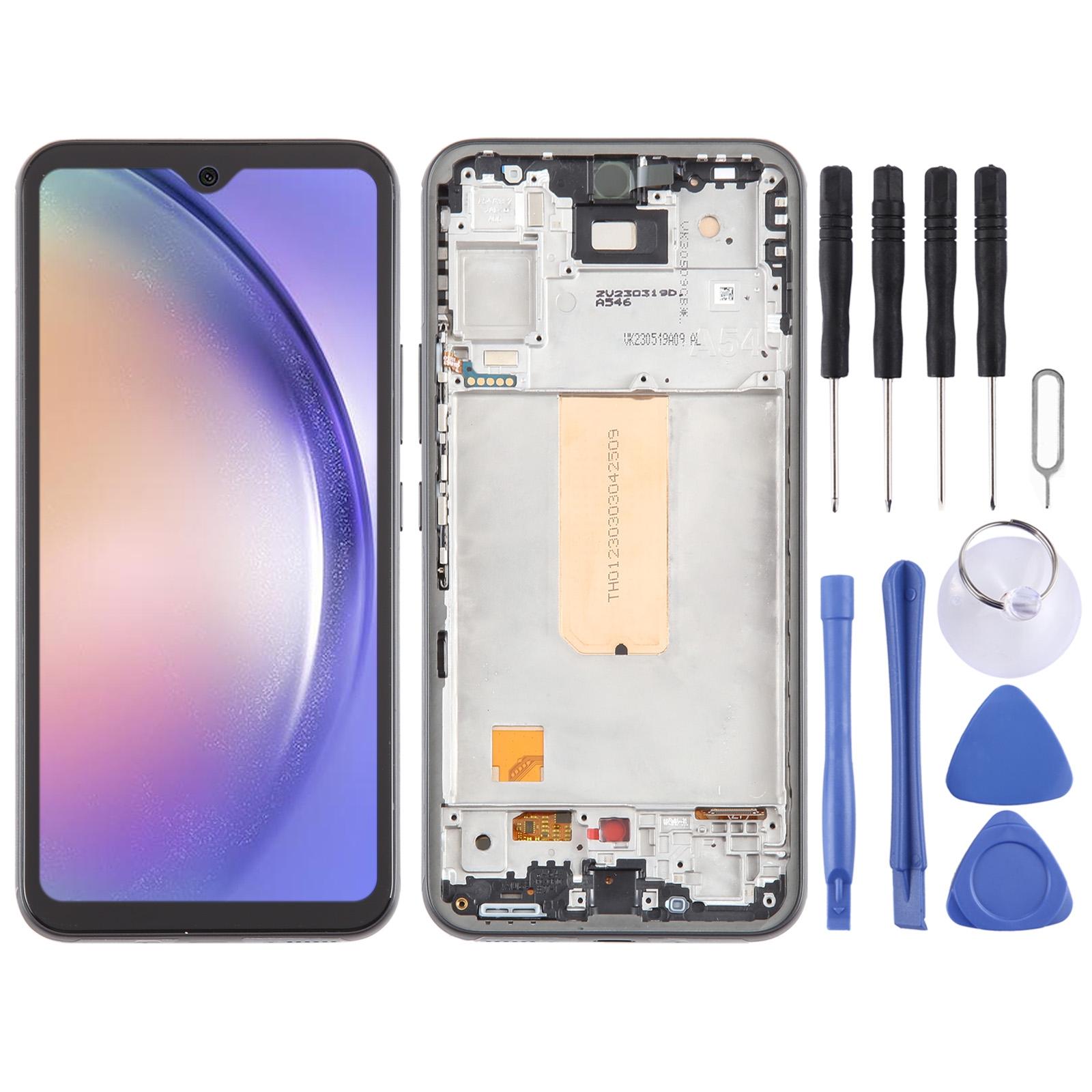 OEM LCD Screen for Samsung Galaxy A21s - SM-A217 Digitizer Full Assembly with Frame Black