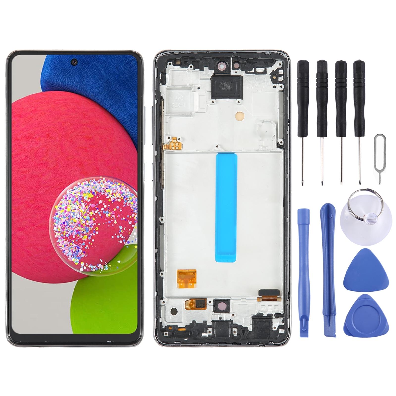 OEM LCD Screen for Samsung Galaxy A21s - SM-A217 Digitizer Full Assembly with Frame Black
