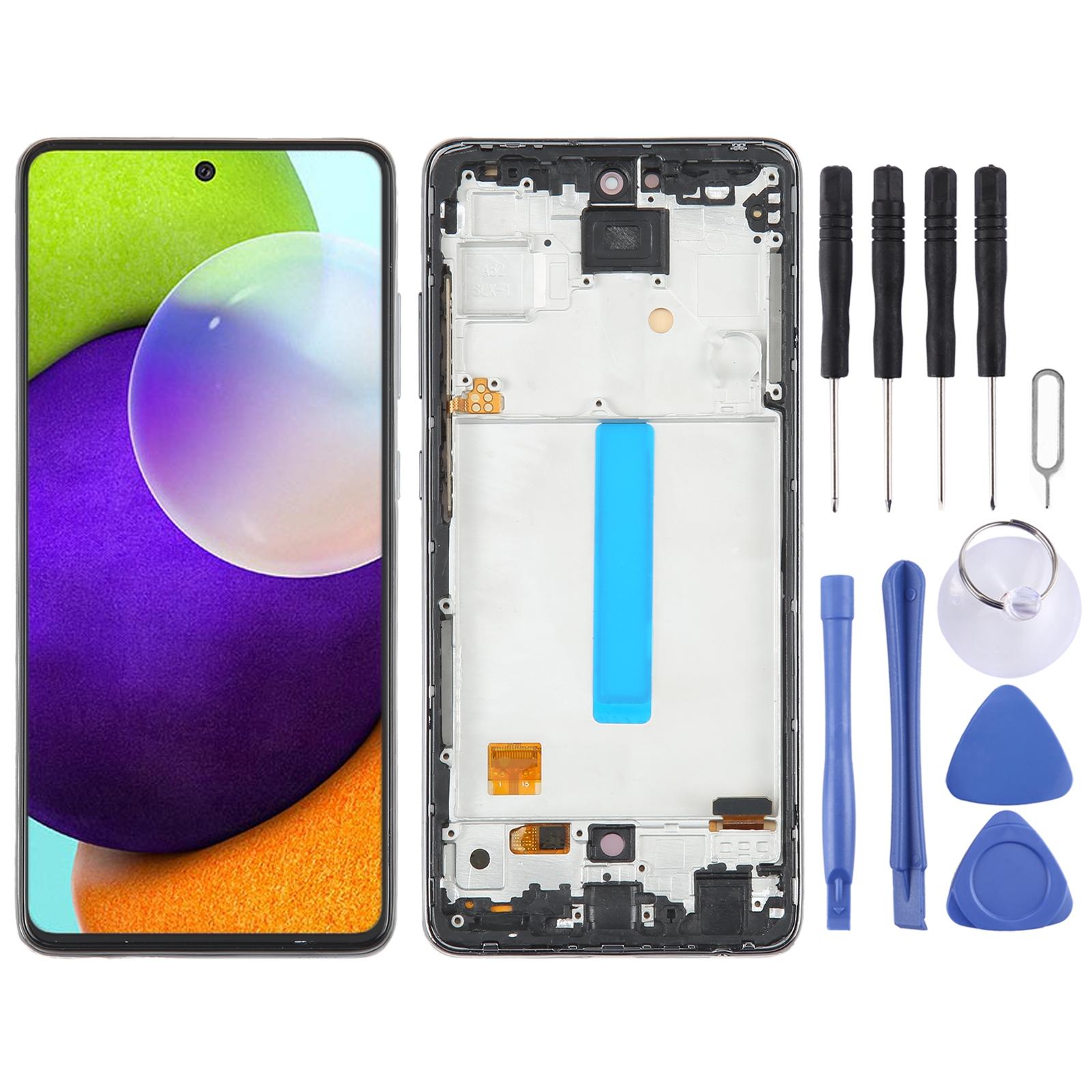 OEM LCD Screen for Samsung Galaxy A21s - SM-A217 Digitizer Full Assembly with Frame Black