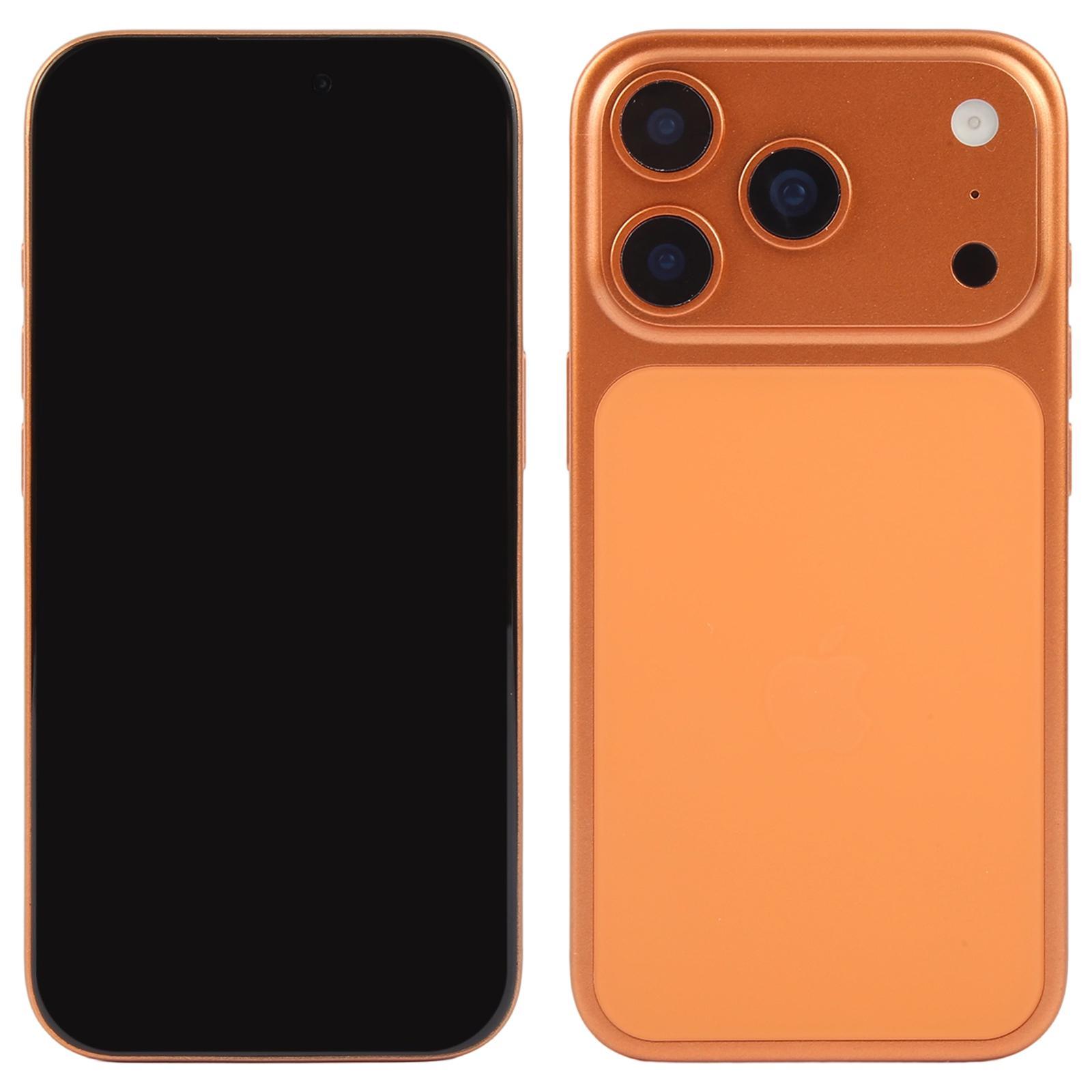 For iPhone 17 Pro Black Screen Non-Working Fake Dummy Display Model Orange