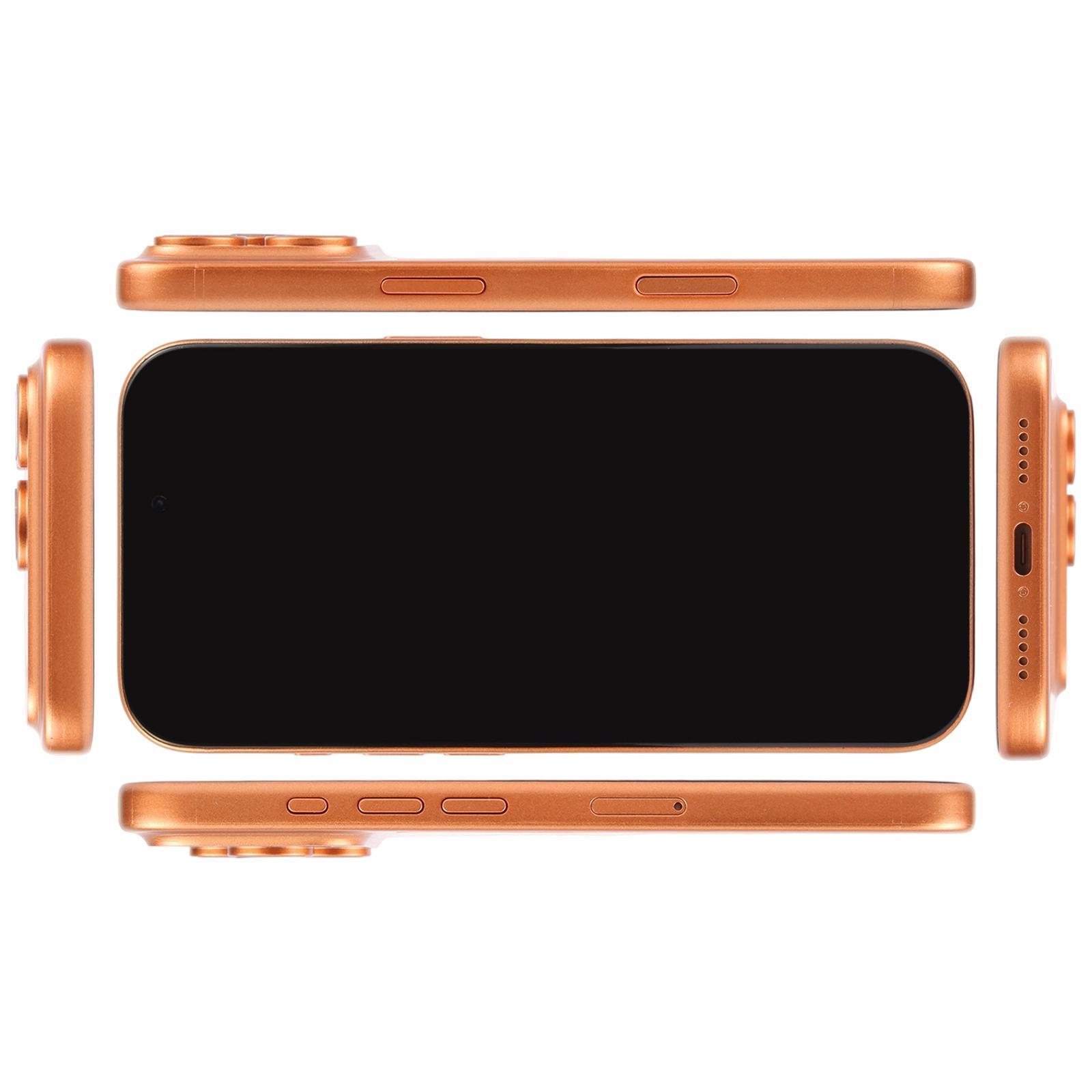 For iPhone 17 Pro Black Screen Non-Working Fake Dummy Display Model Orange
