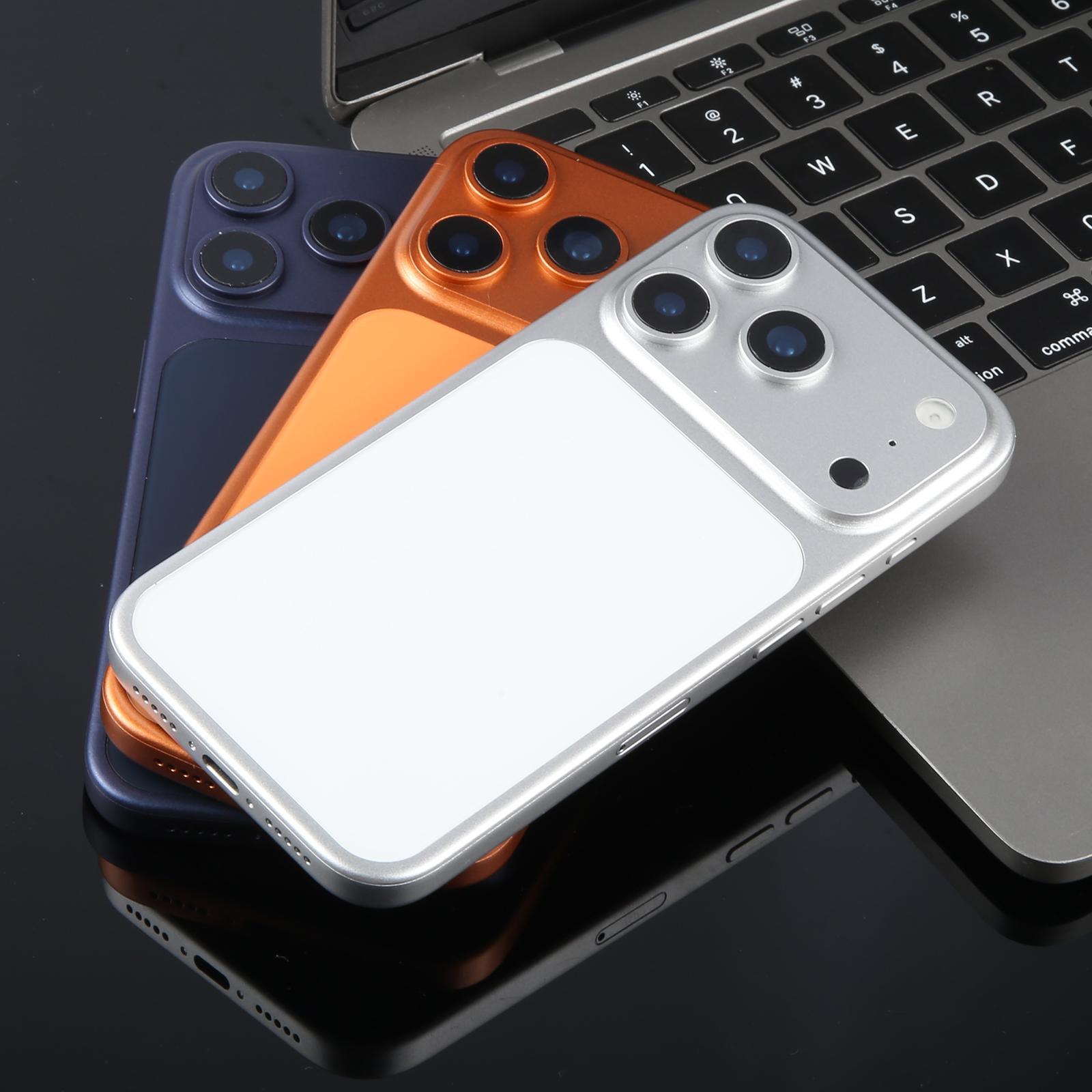 For iPhone 17 Pro Black Screen Non-Working Fake Dummy Display Model Orange