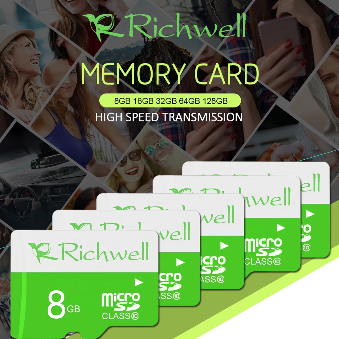 Richwell 64GB High Speed Class 10 Micro SDTF Memory Card